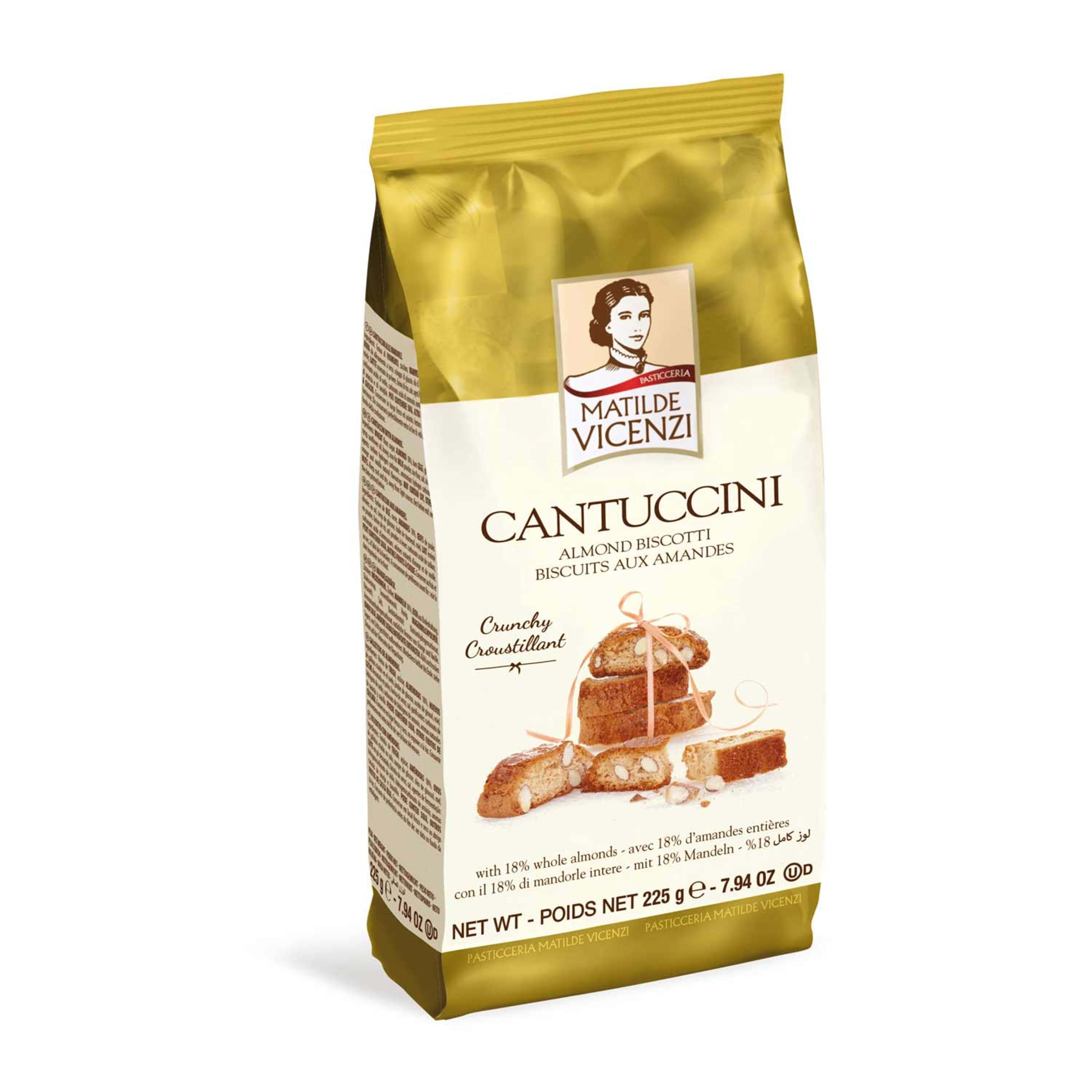 Vicenzi Cantuccini Almond Cookies 225gm