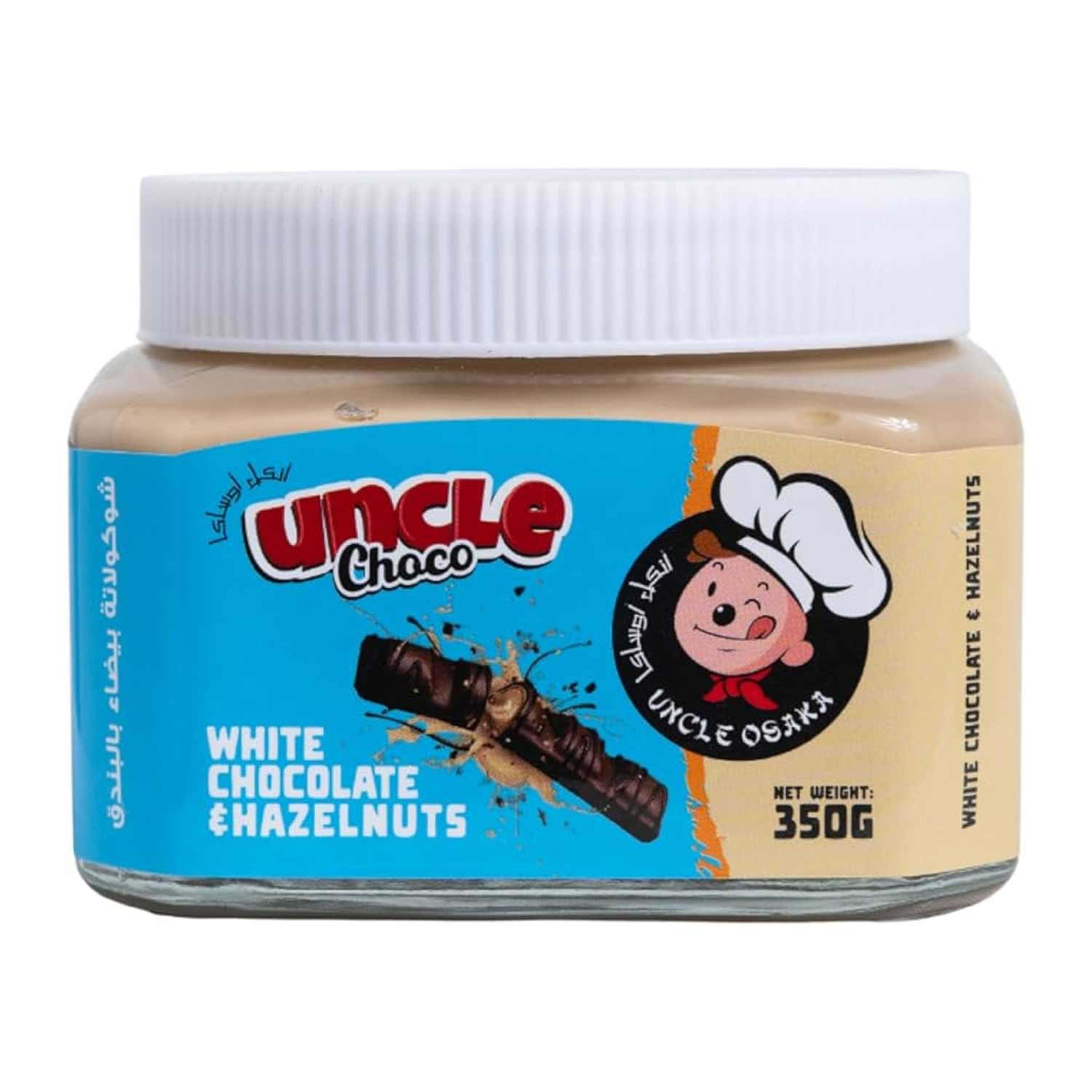Uncle Osaka Uncle Choco White Chocolate & Hazelnuts Spread 350gm