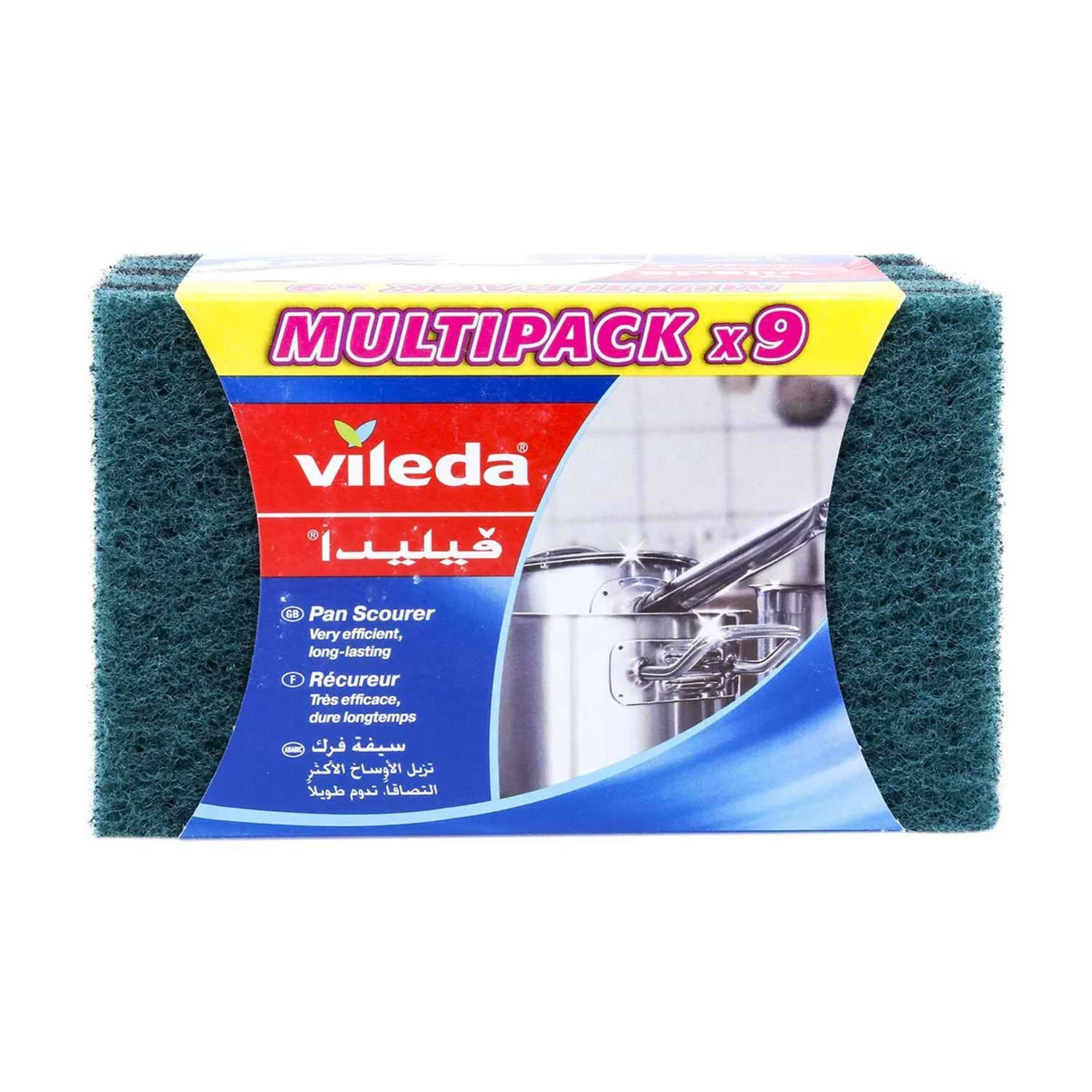 Vileda Scouring Pad 9pcs
