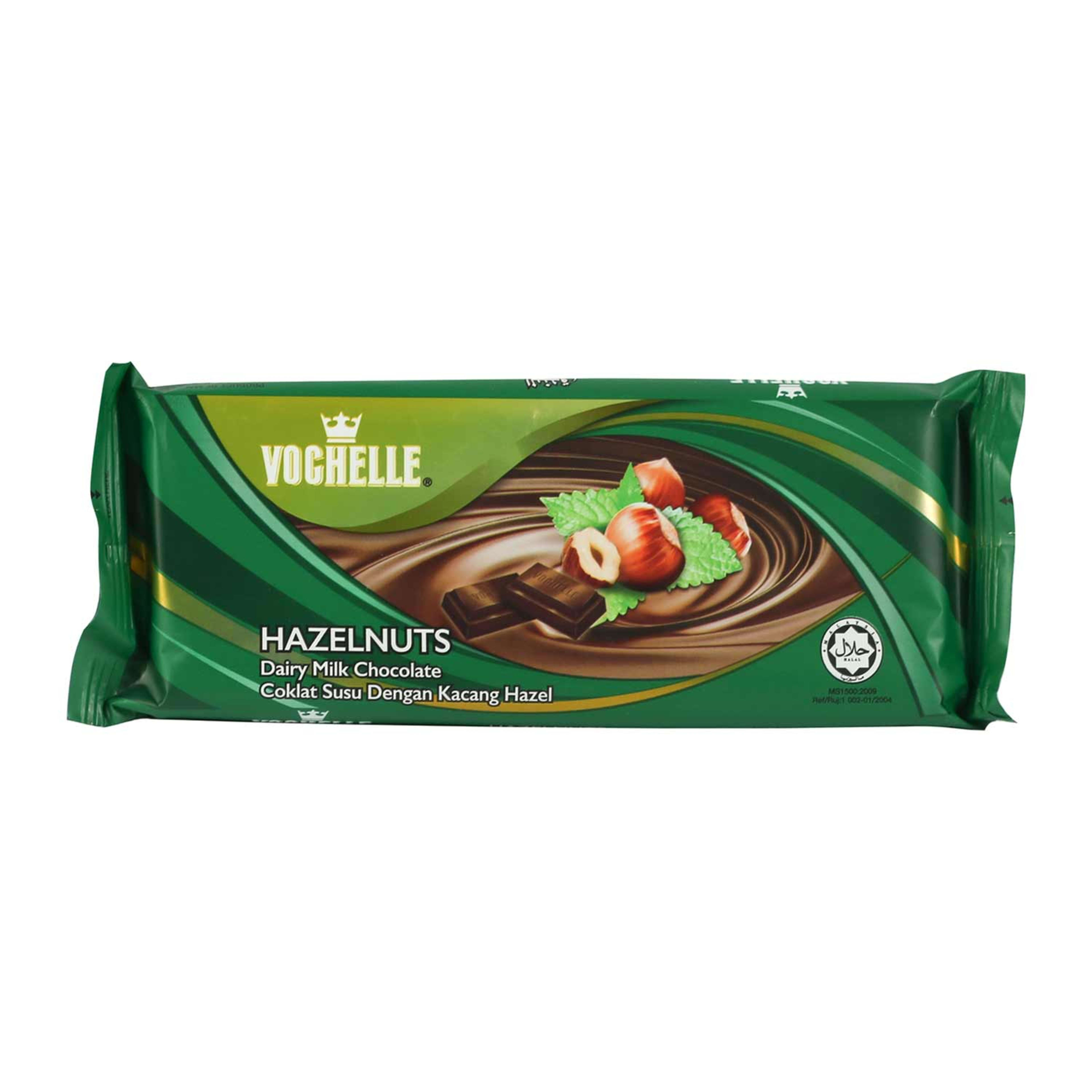 Vochelle Hazelnuts Dairy Milk Chocolate 75gm