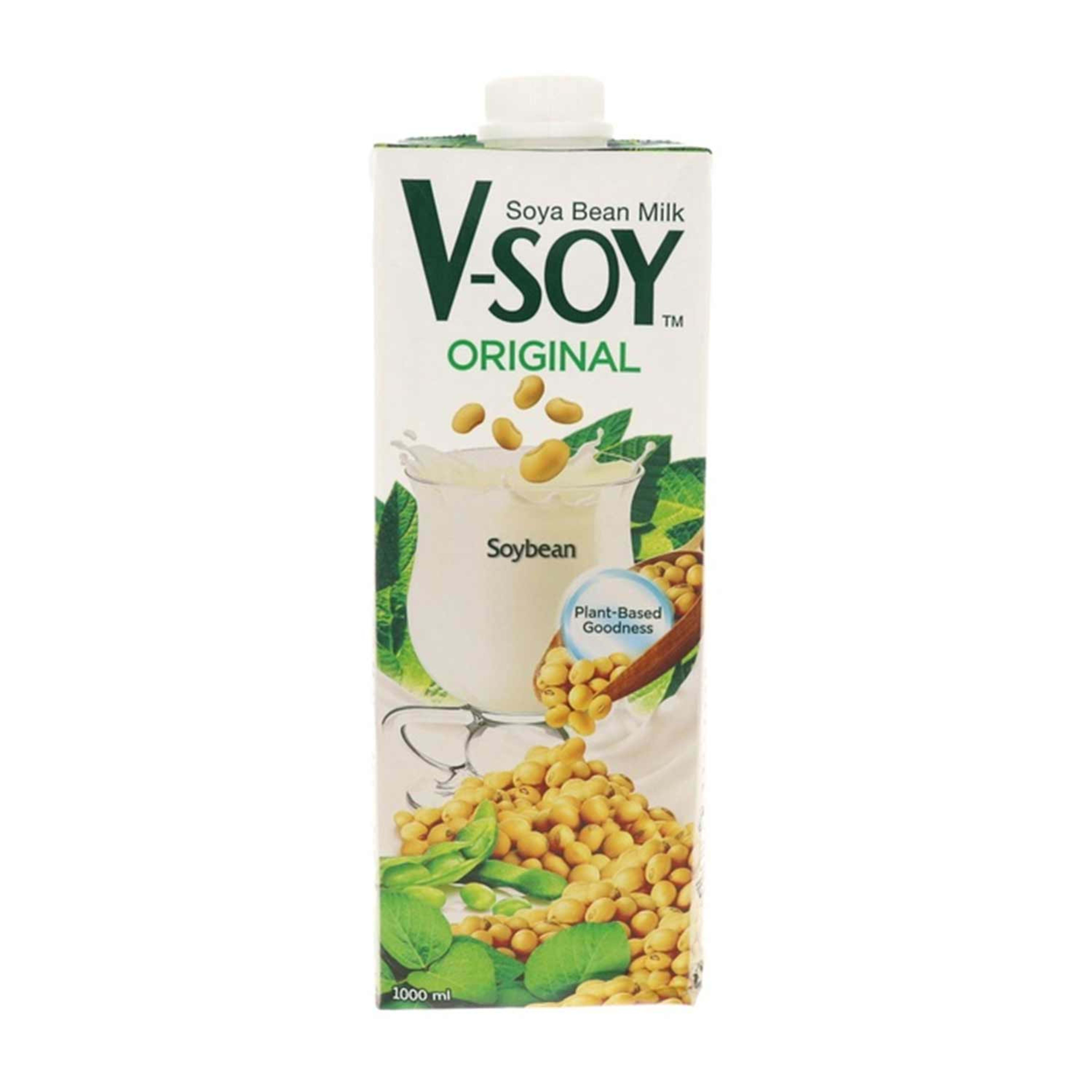 V-soy Soya Bean Milk Original (tetra) 1ltr