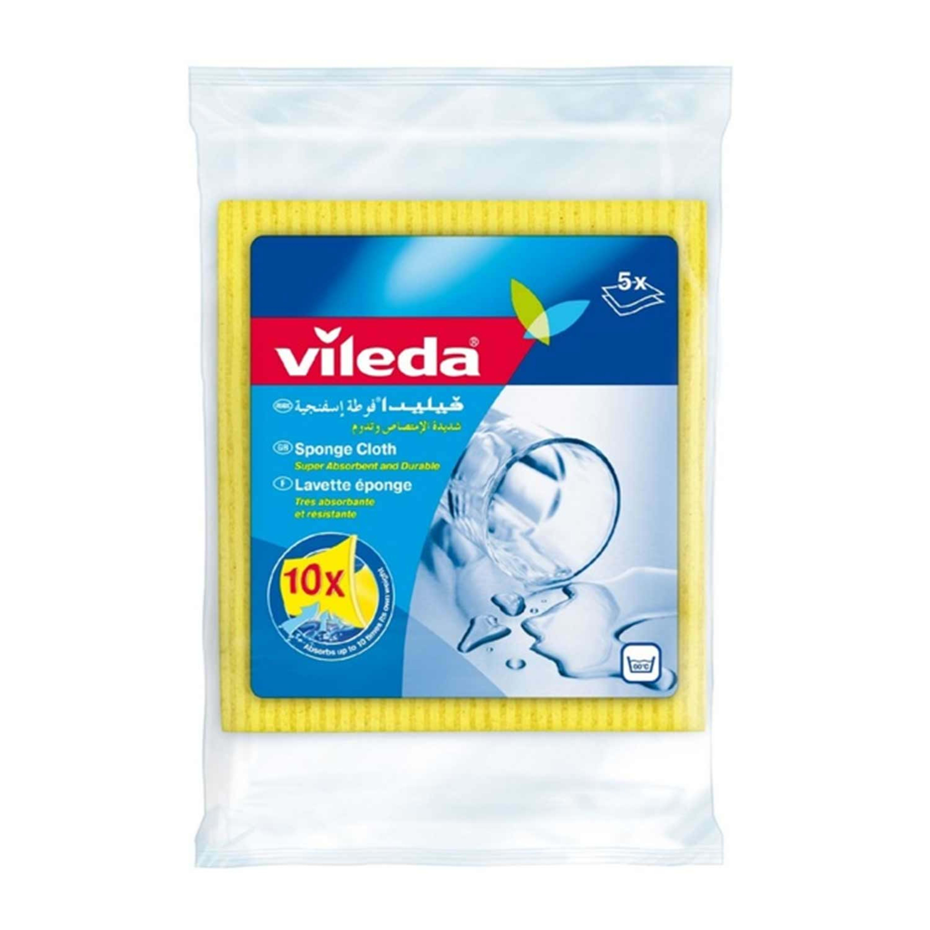 Vileda Sponge Cloth 5pcs