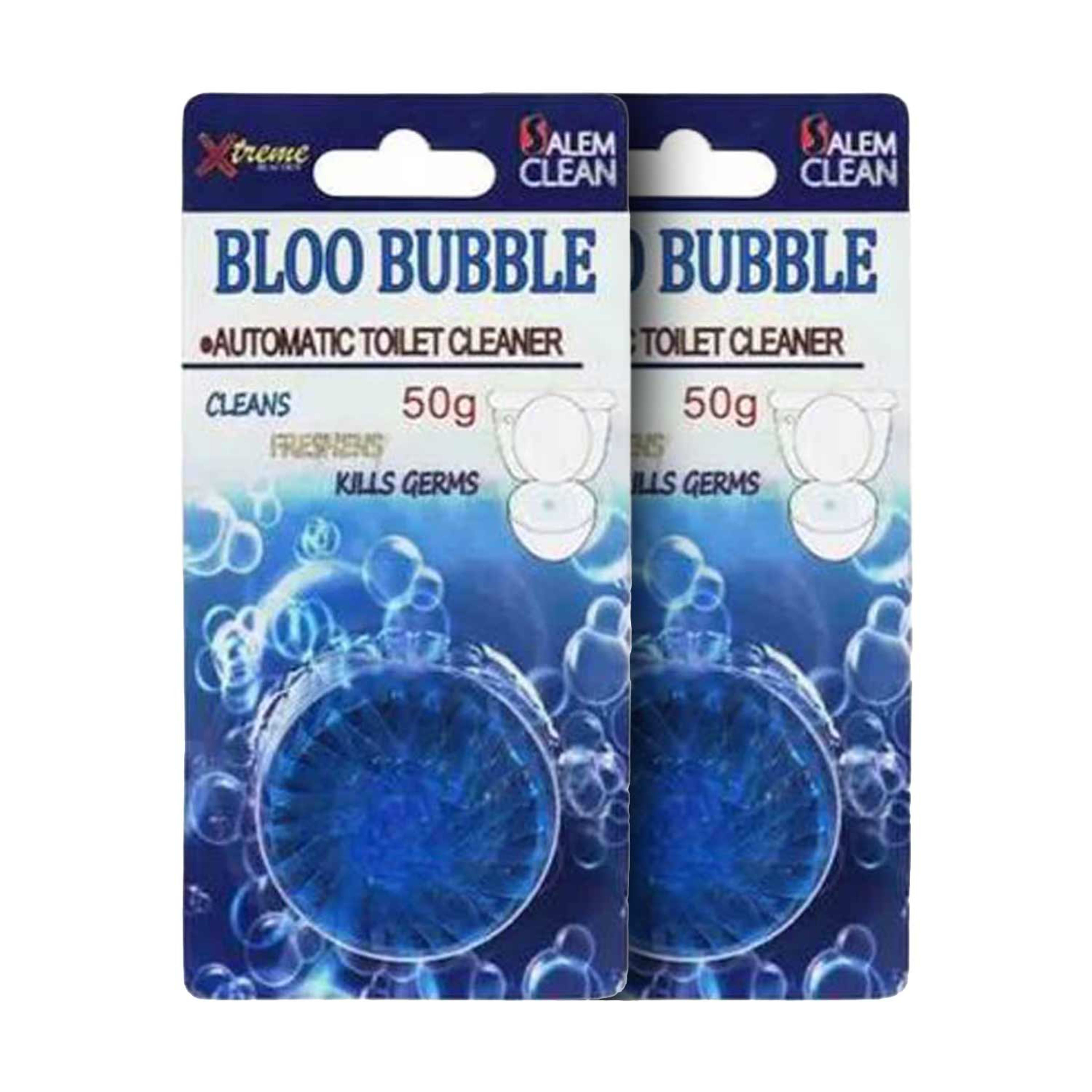 Xtreme Bloo Bubble Automatic Toilet Cleaner 2'sx50gm#hs-045