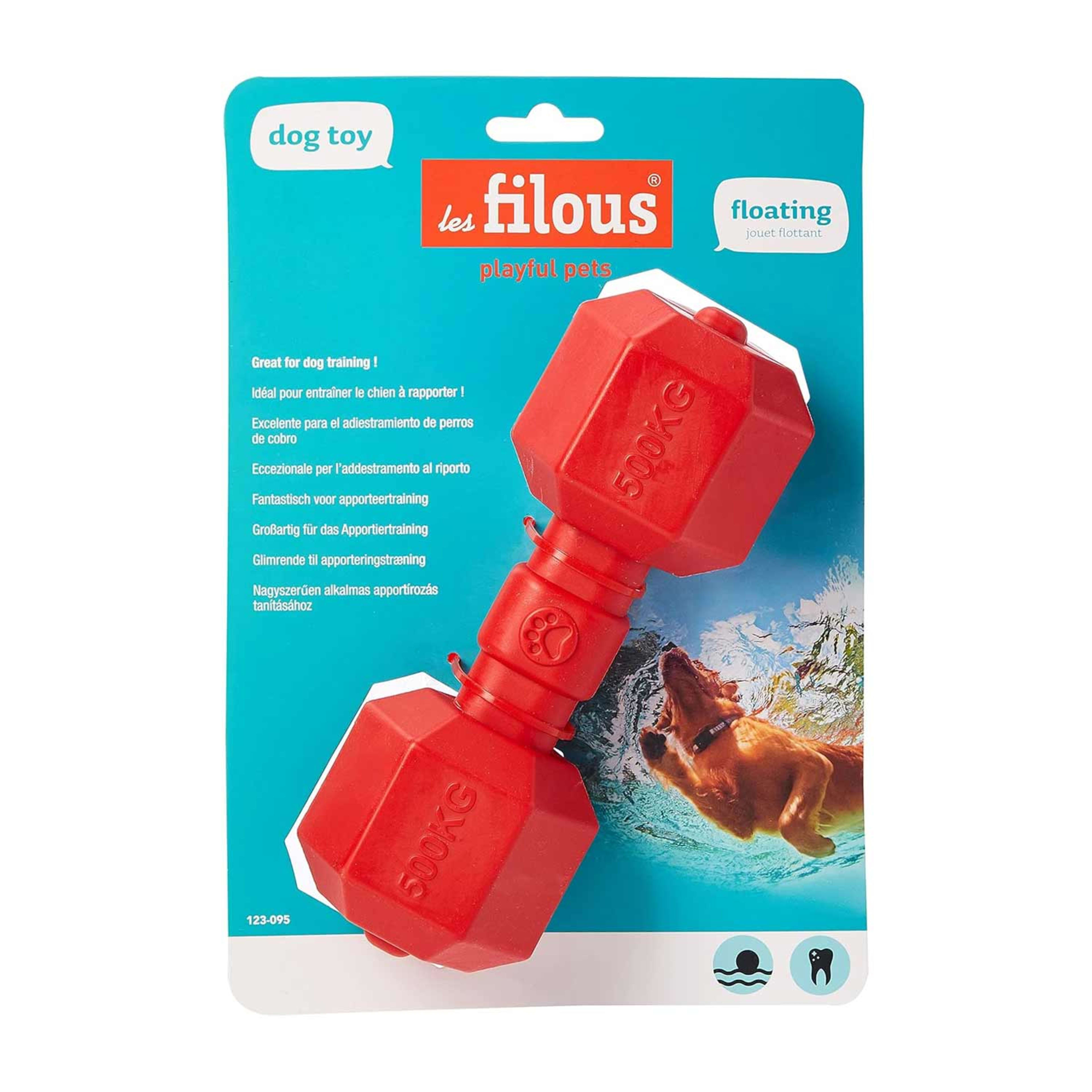 Les Filous Dog Toy Dumbbell #123-064