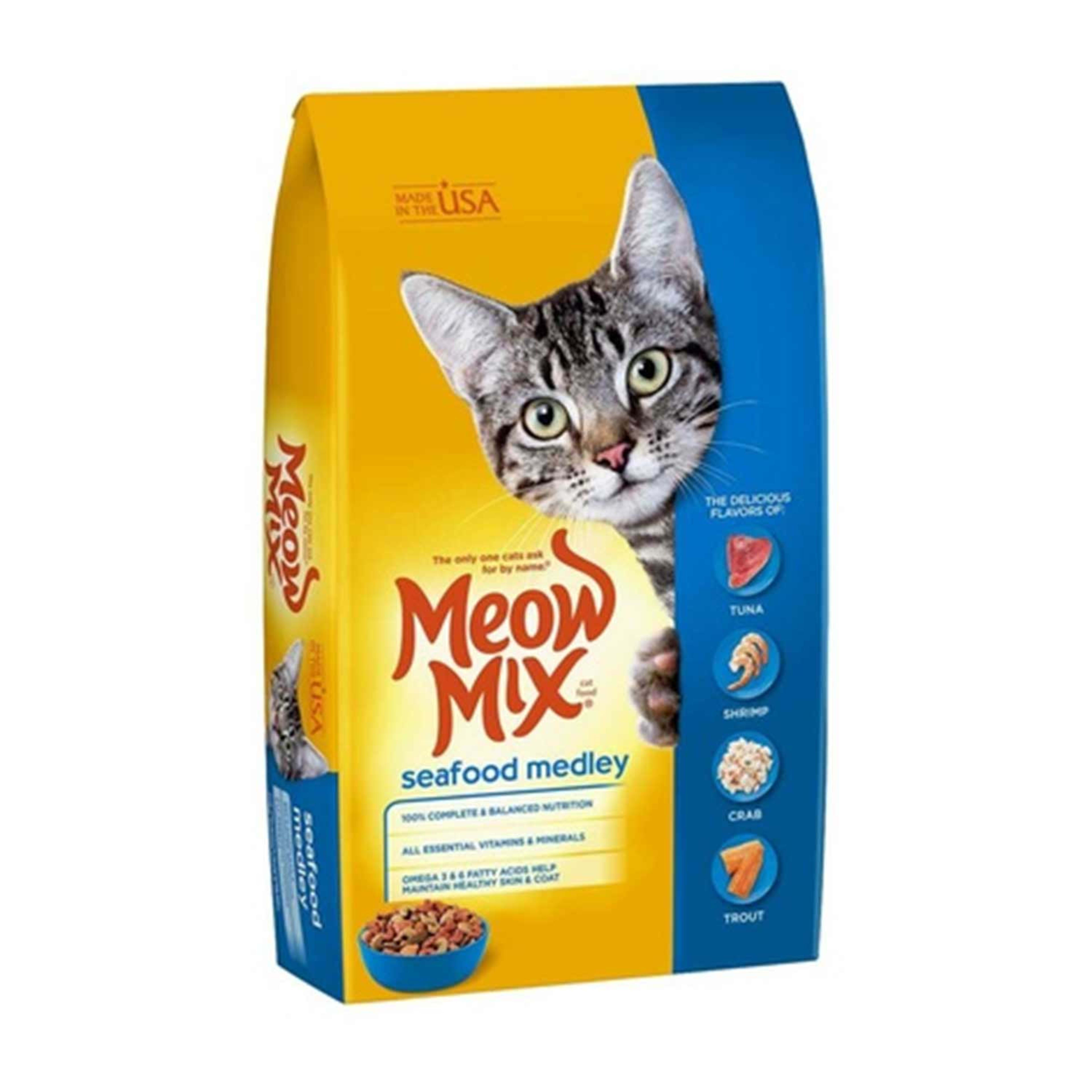 Meow Mix Seafood Medley Cat Food 1.43kg