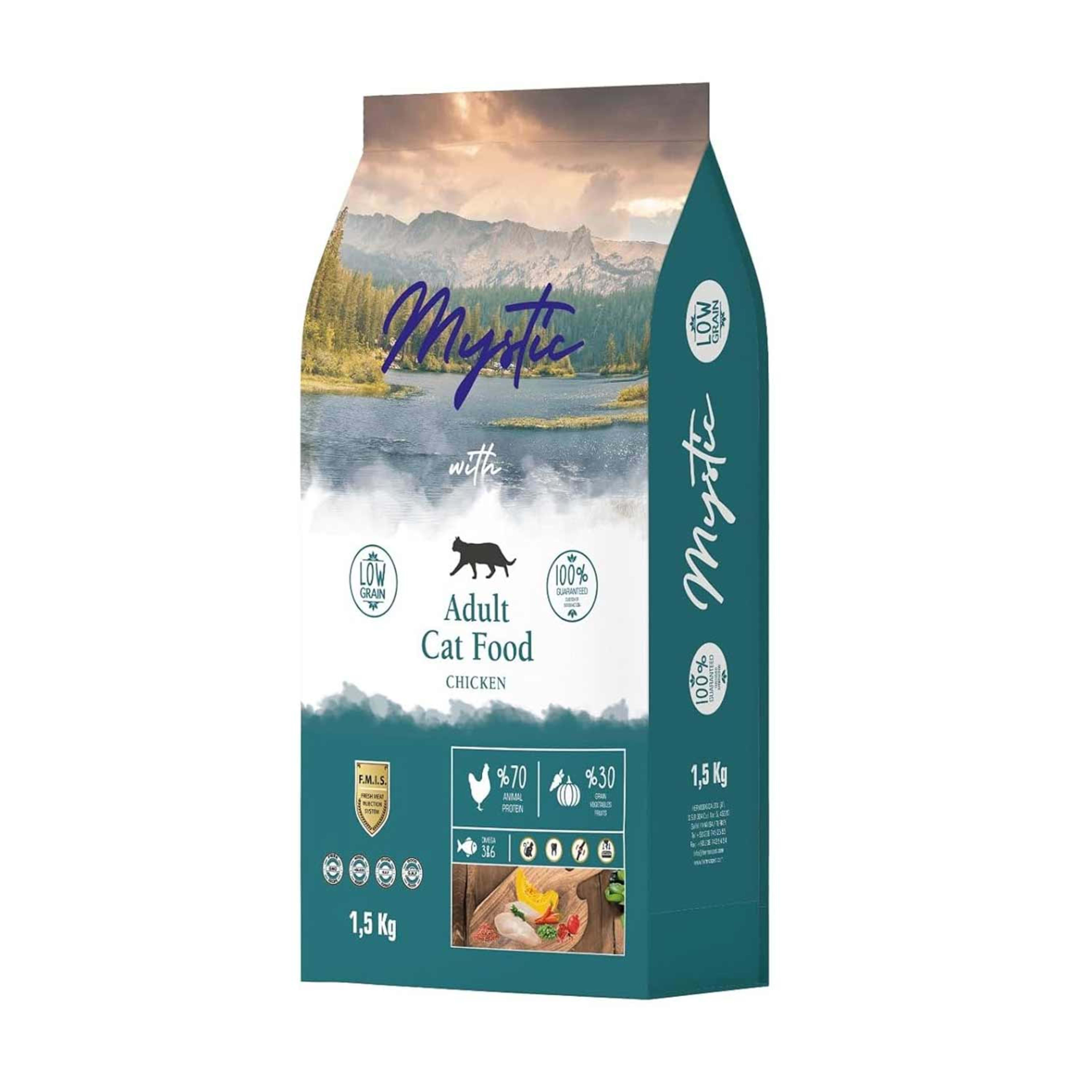 Mystic Adult Cat Food Chicken 1.5kg