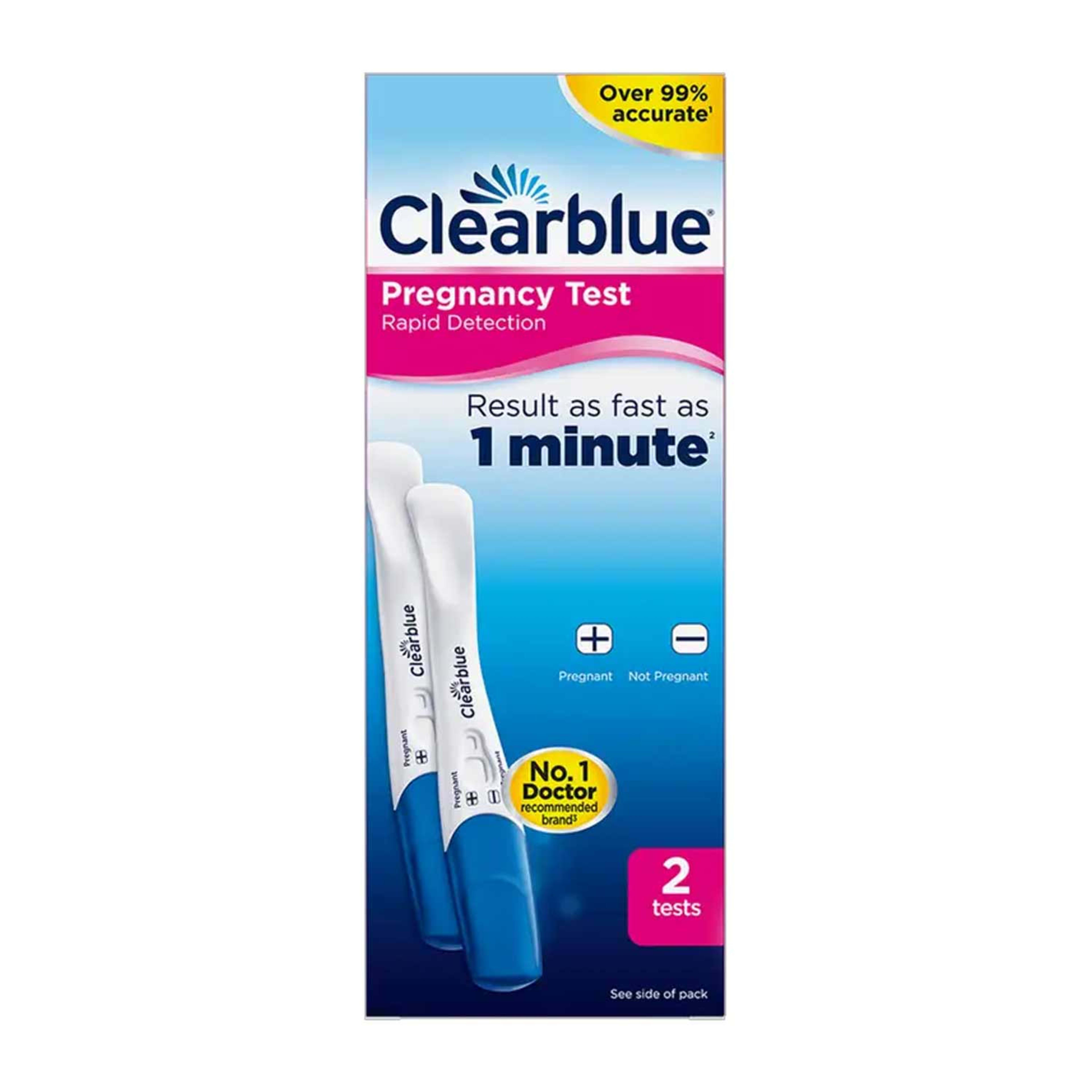 Clearblue Pregnancy Test Rapid Detection 2pcs