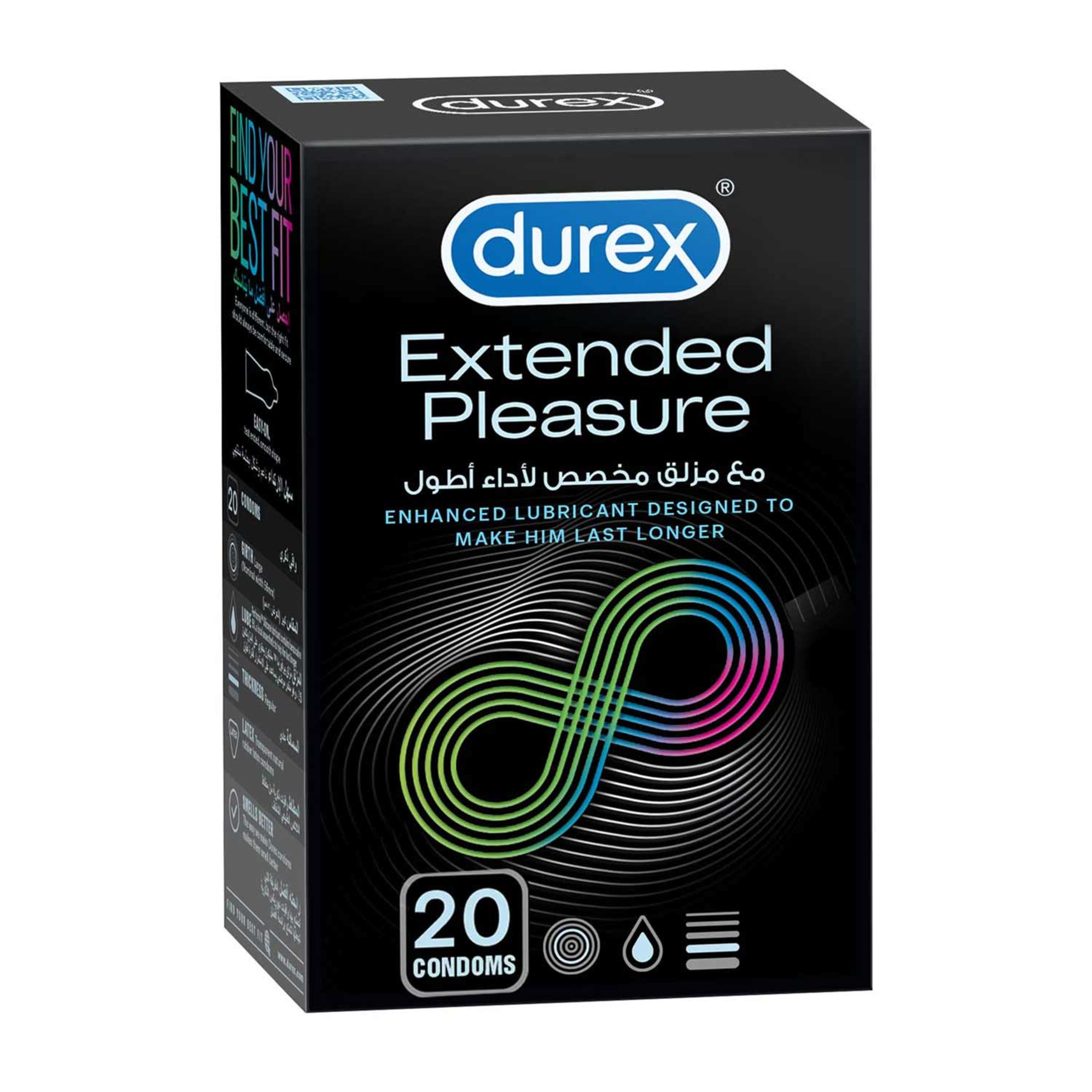 Durex Extended Pleasure Condoms 20's