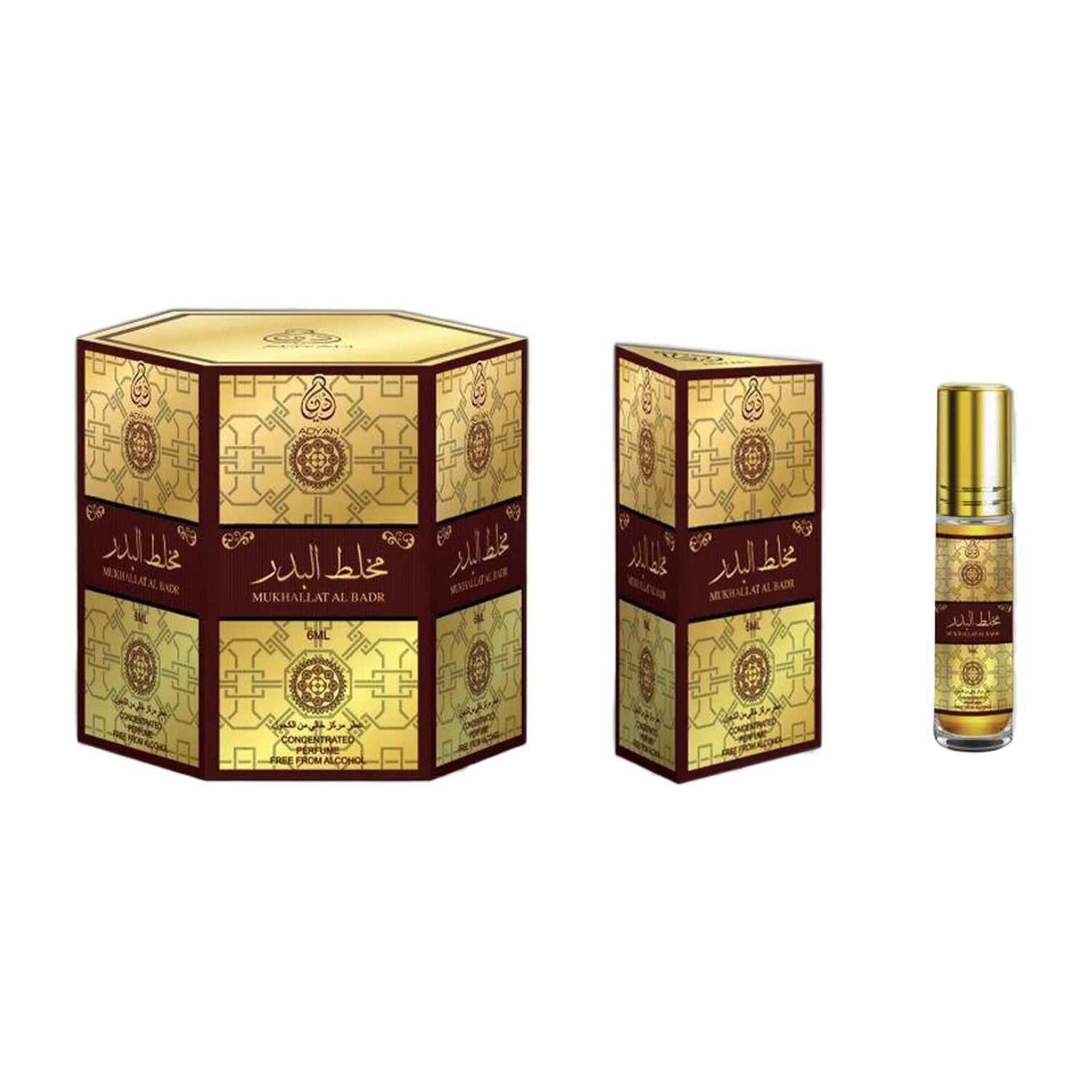 Adyan Mukhallat Al Badr Perfume Roll on 6's X6ml