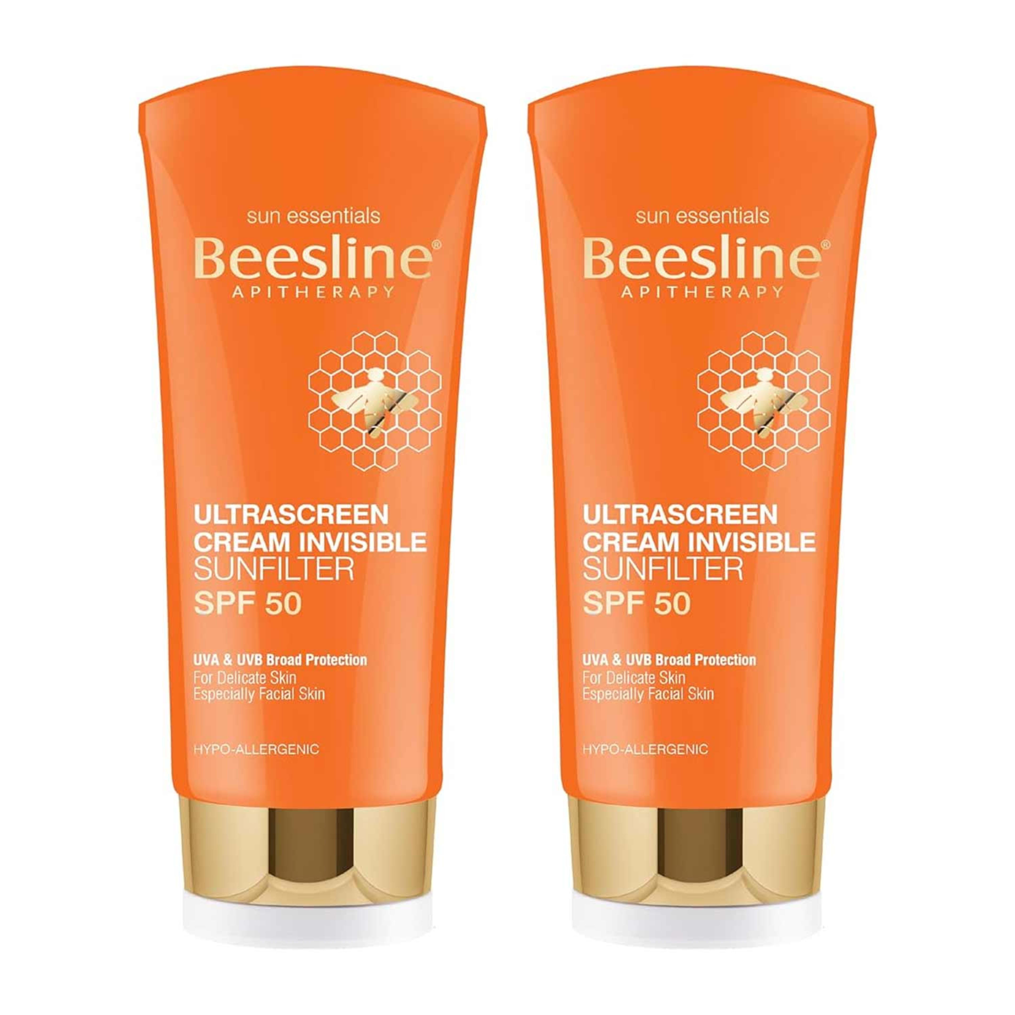 Beesline Ultra Screen Invisible Sunfilter Spf50 60ml+1free