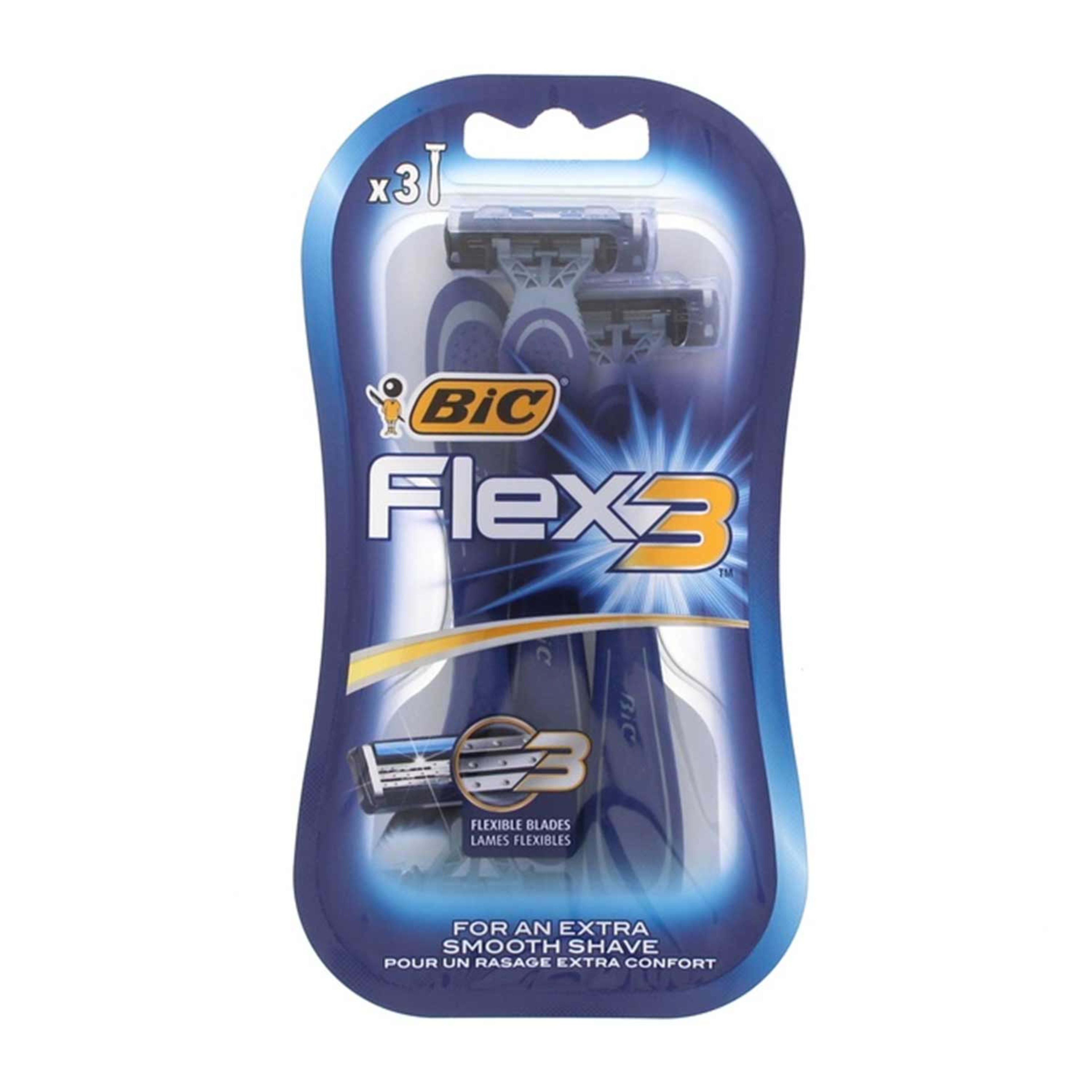 Bic Flex3 Shave Blades 3pcs