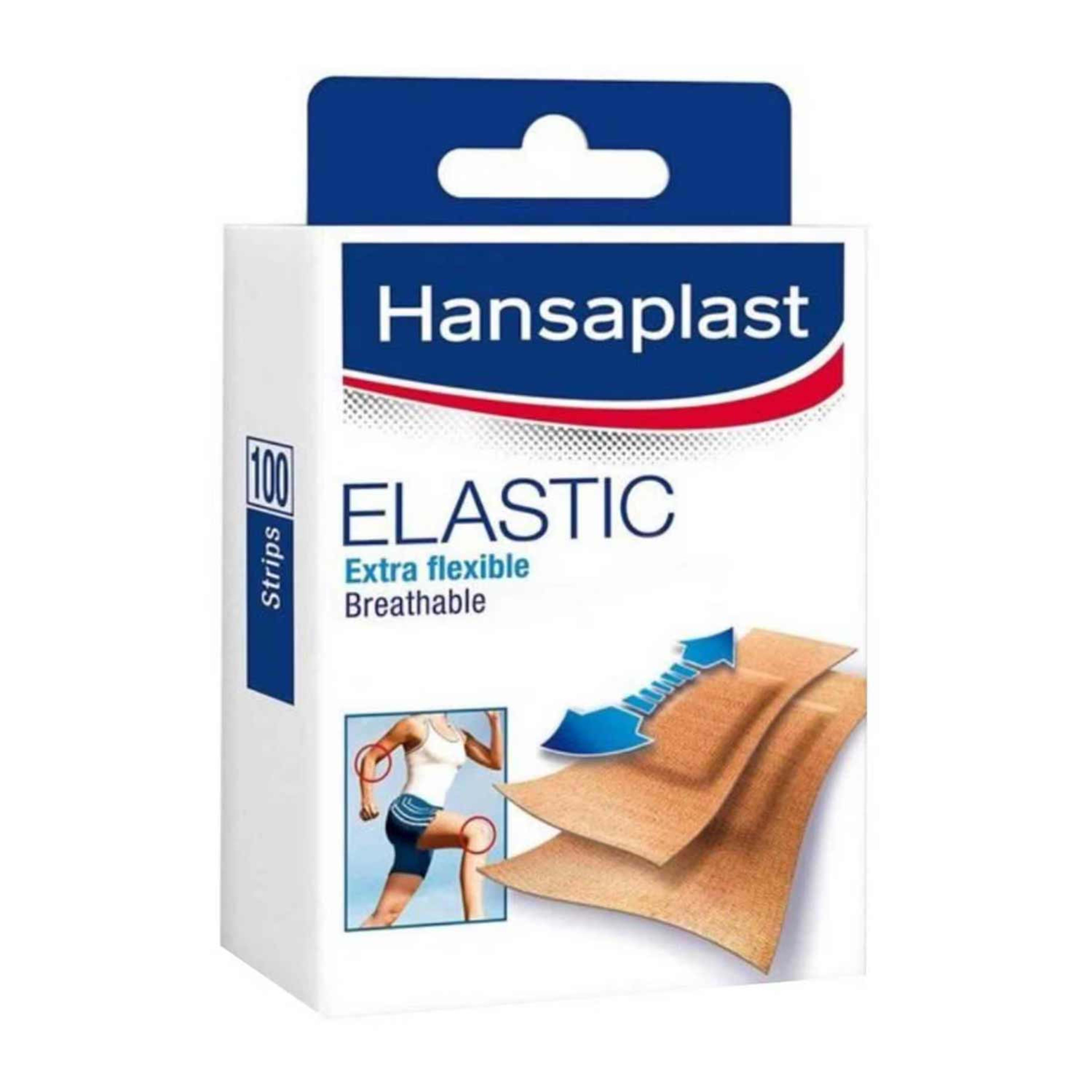 Hansaplast Elastic Strips 100's #76253