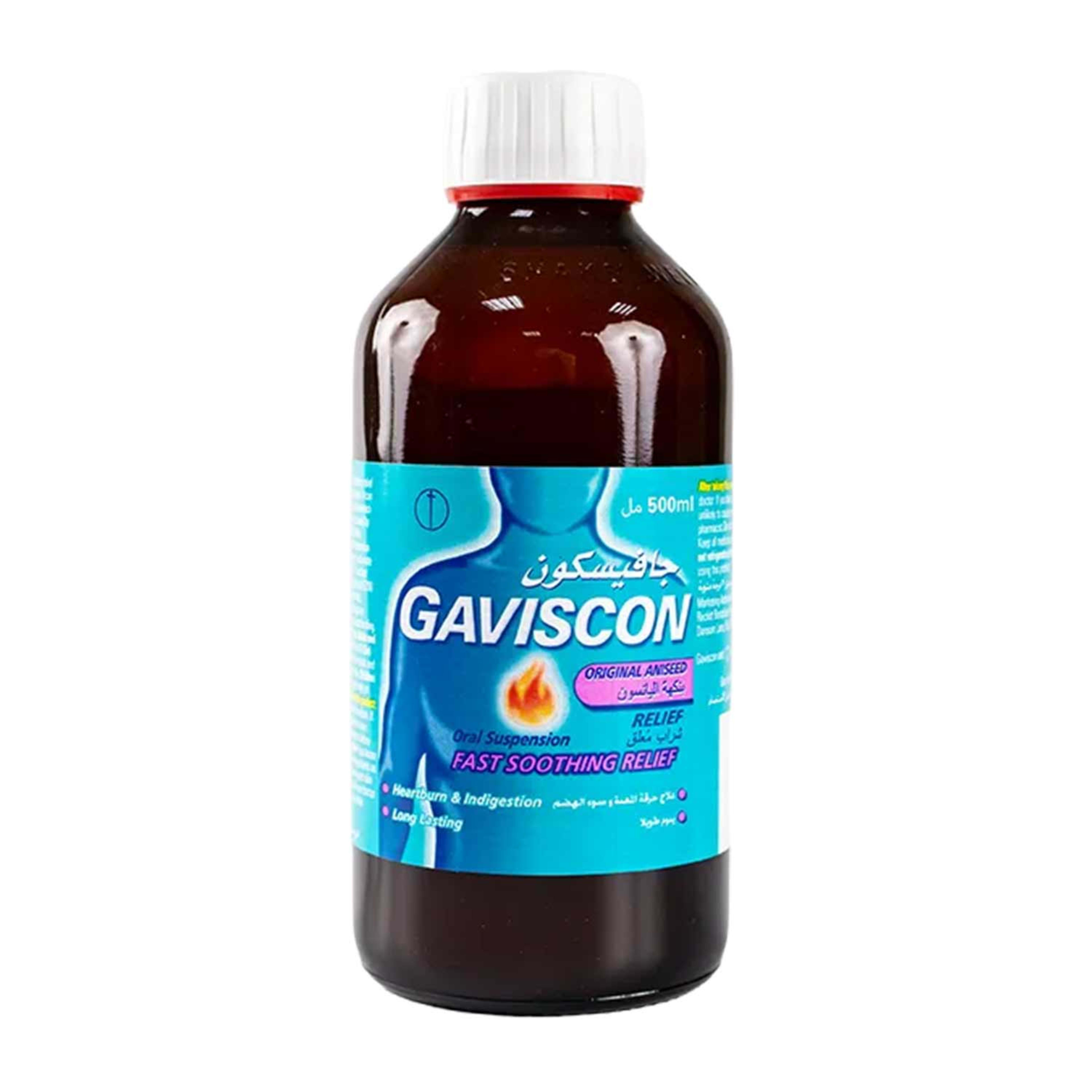 Gaviscon Fast Soothing Relief Original Aniseed 500ml
