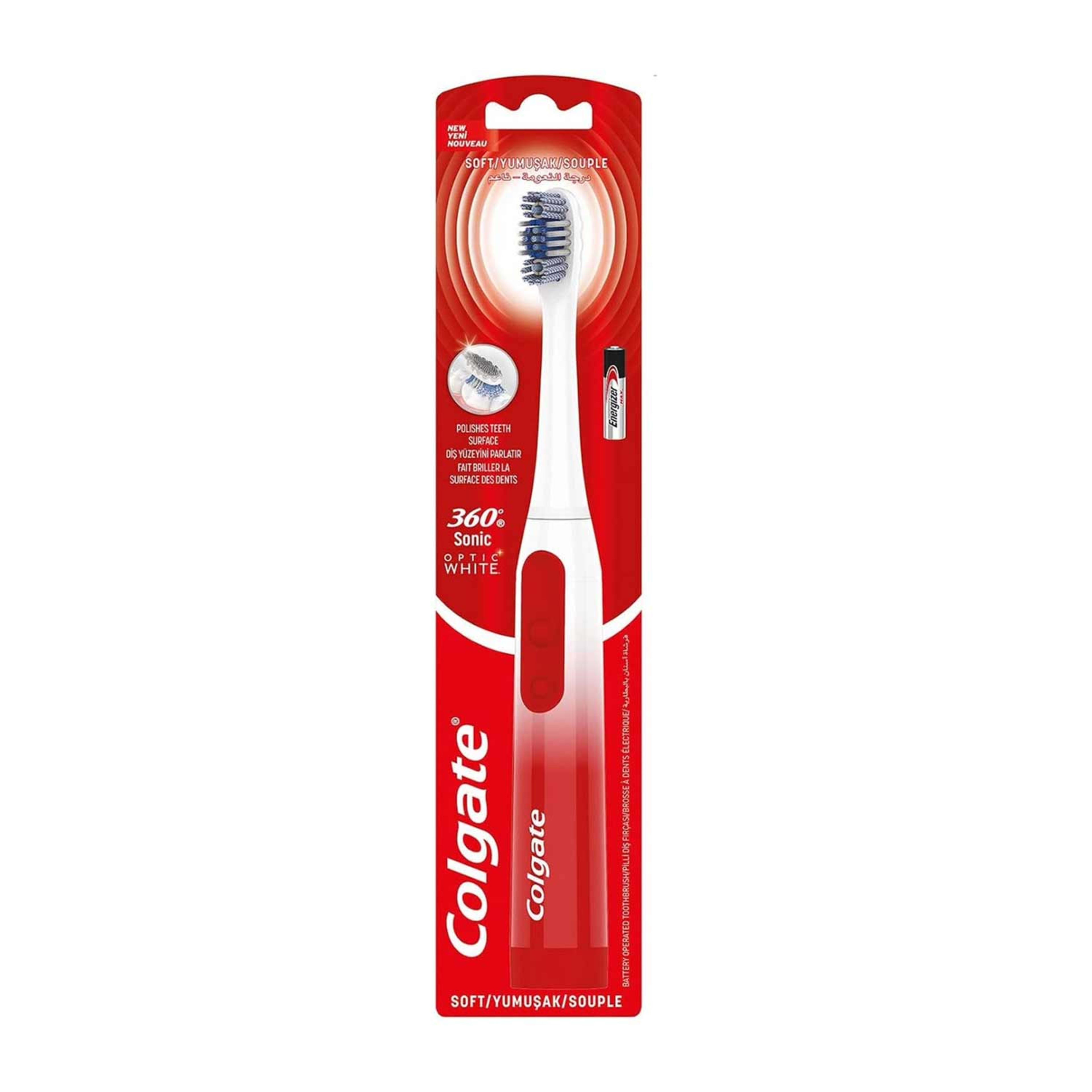 Colgate 360 Optic White Toothbrush Soft #cp600-0