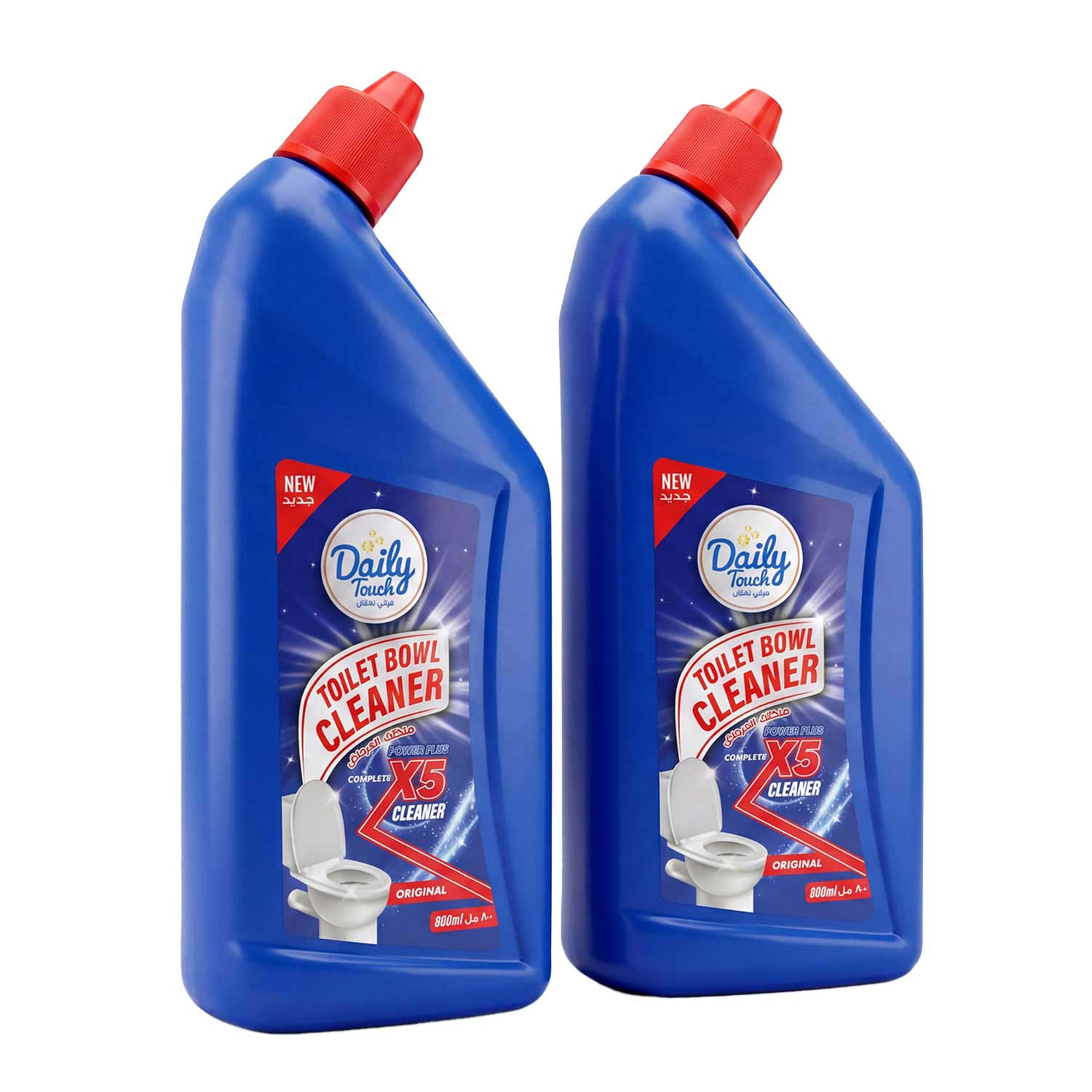 Daily Touch Toilet Bowl Cleaner Original 2x800ml