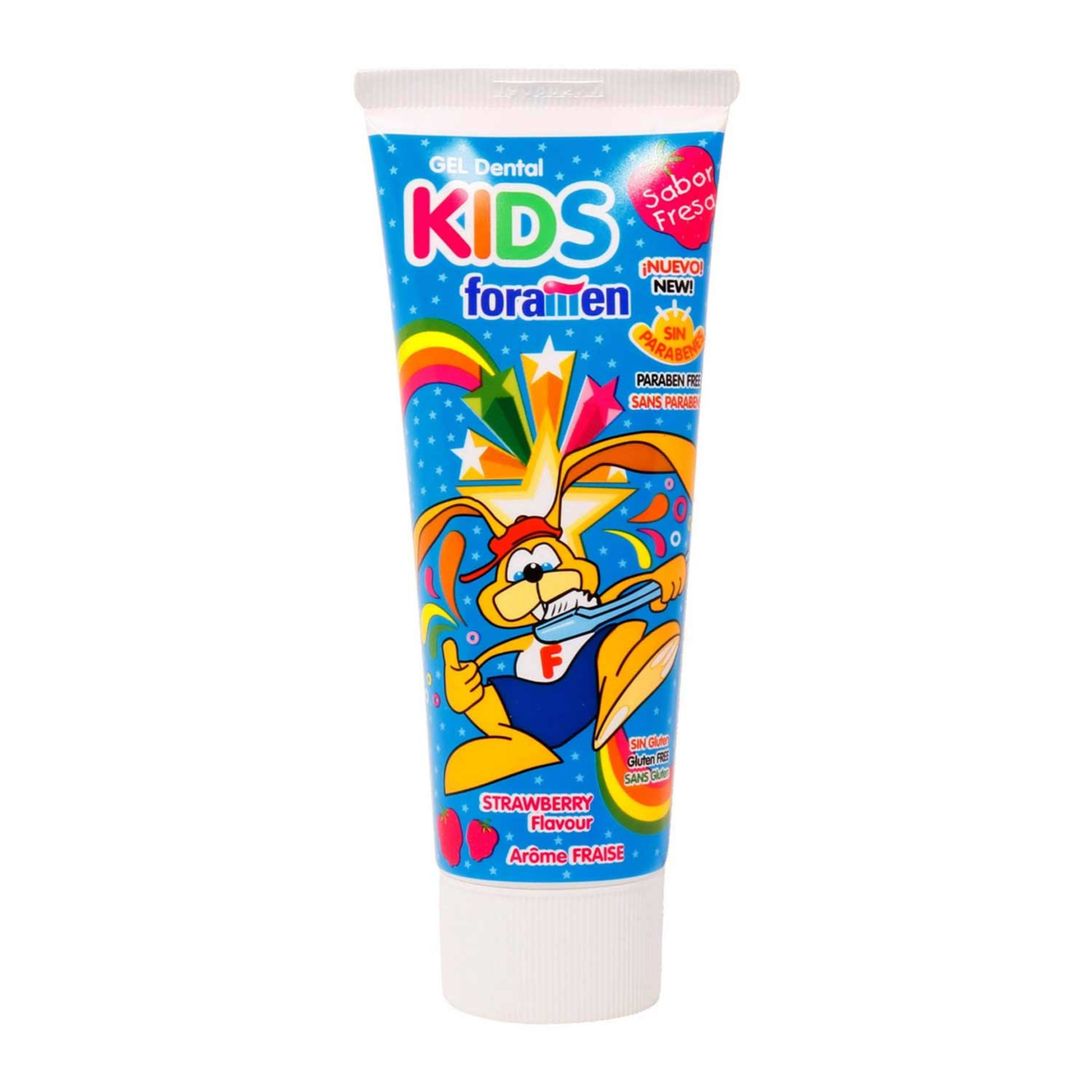 Foramen Kids Dental Gel Strawberry Flavour 75ml