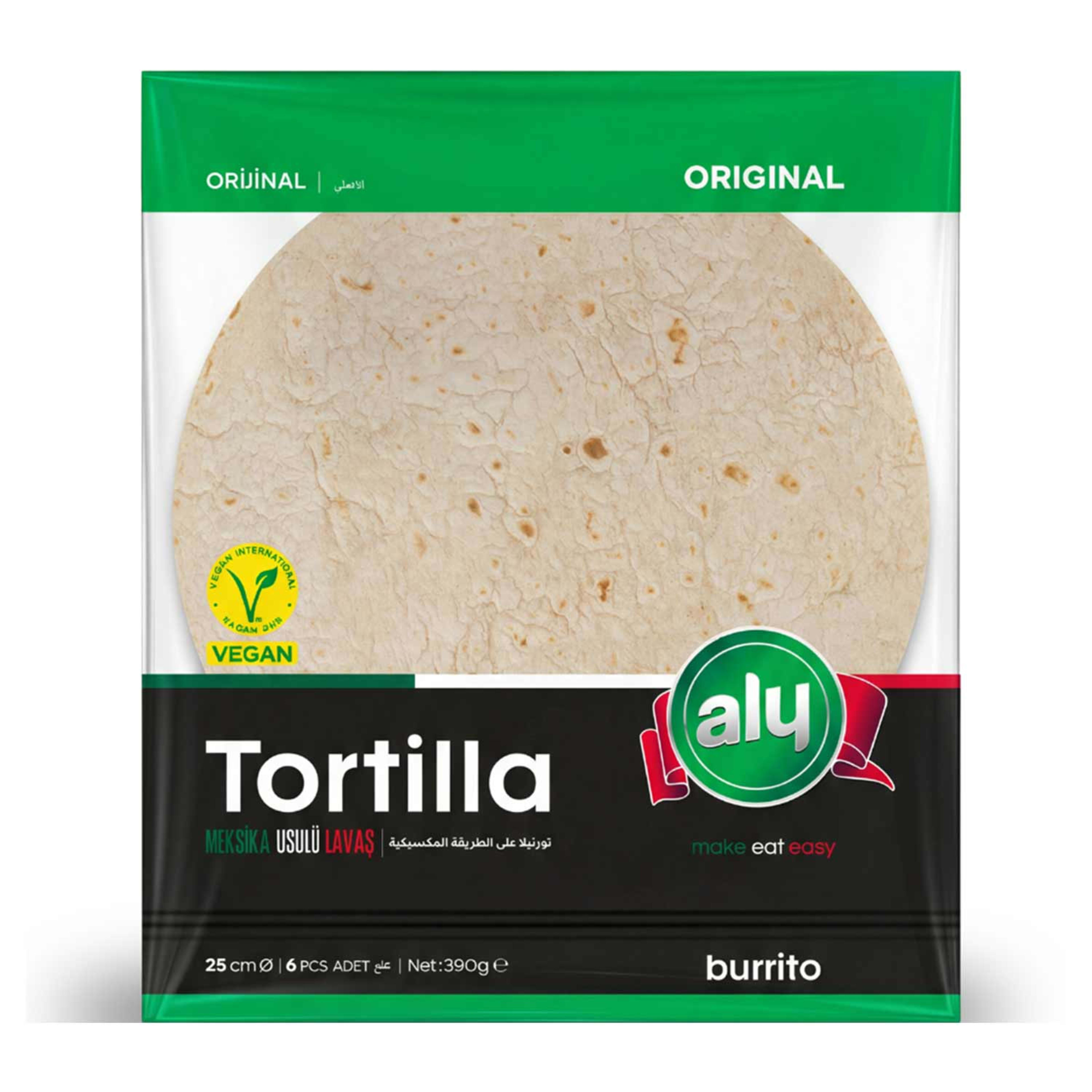 Aly Lavas Tortilla 6pcs 390gm