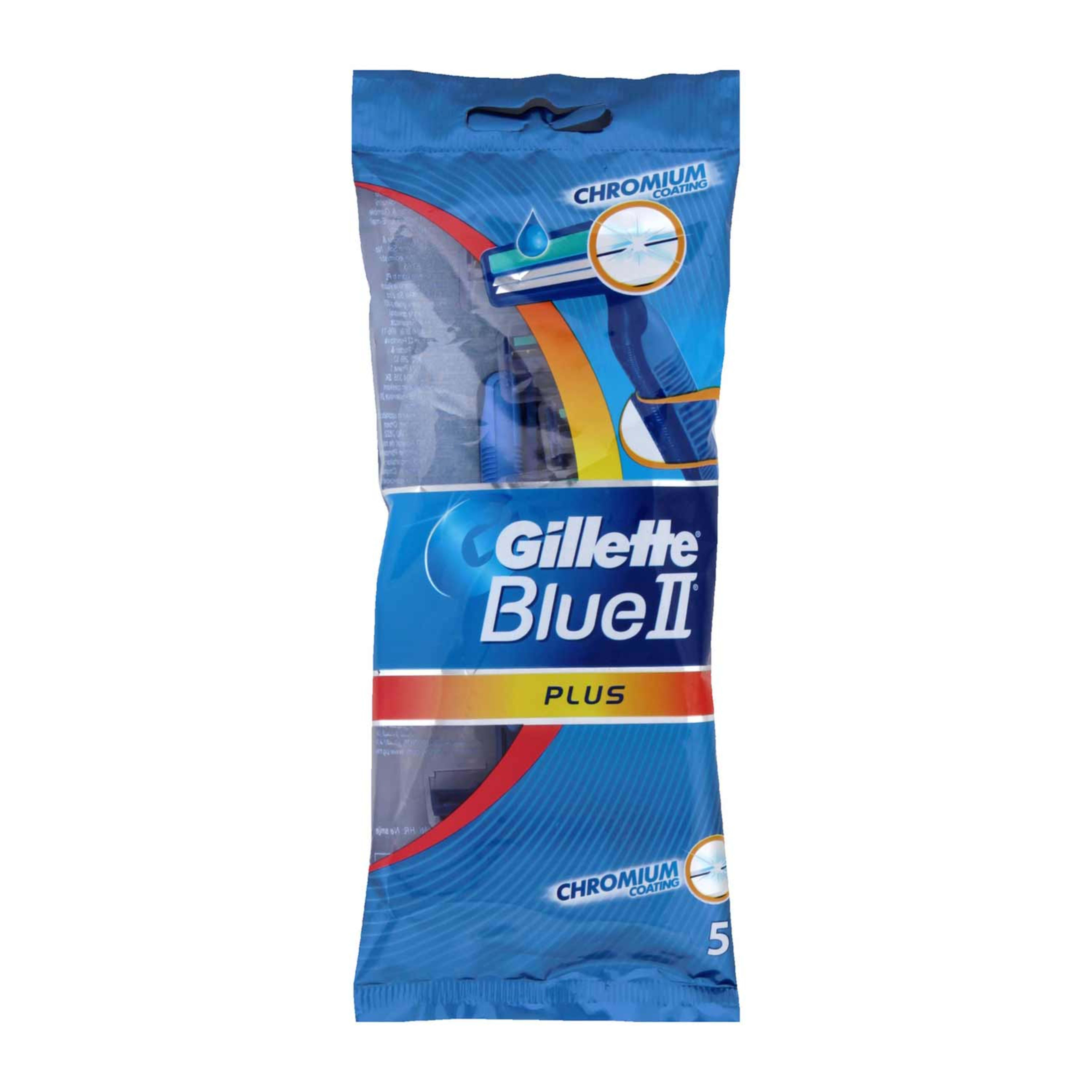 Gillette Blue 2 Plus Ultra Grip Razor 5pcs #gg084