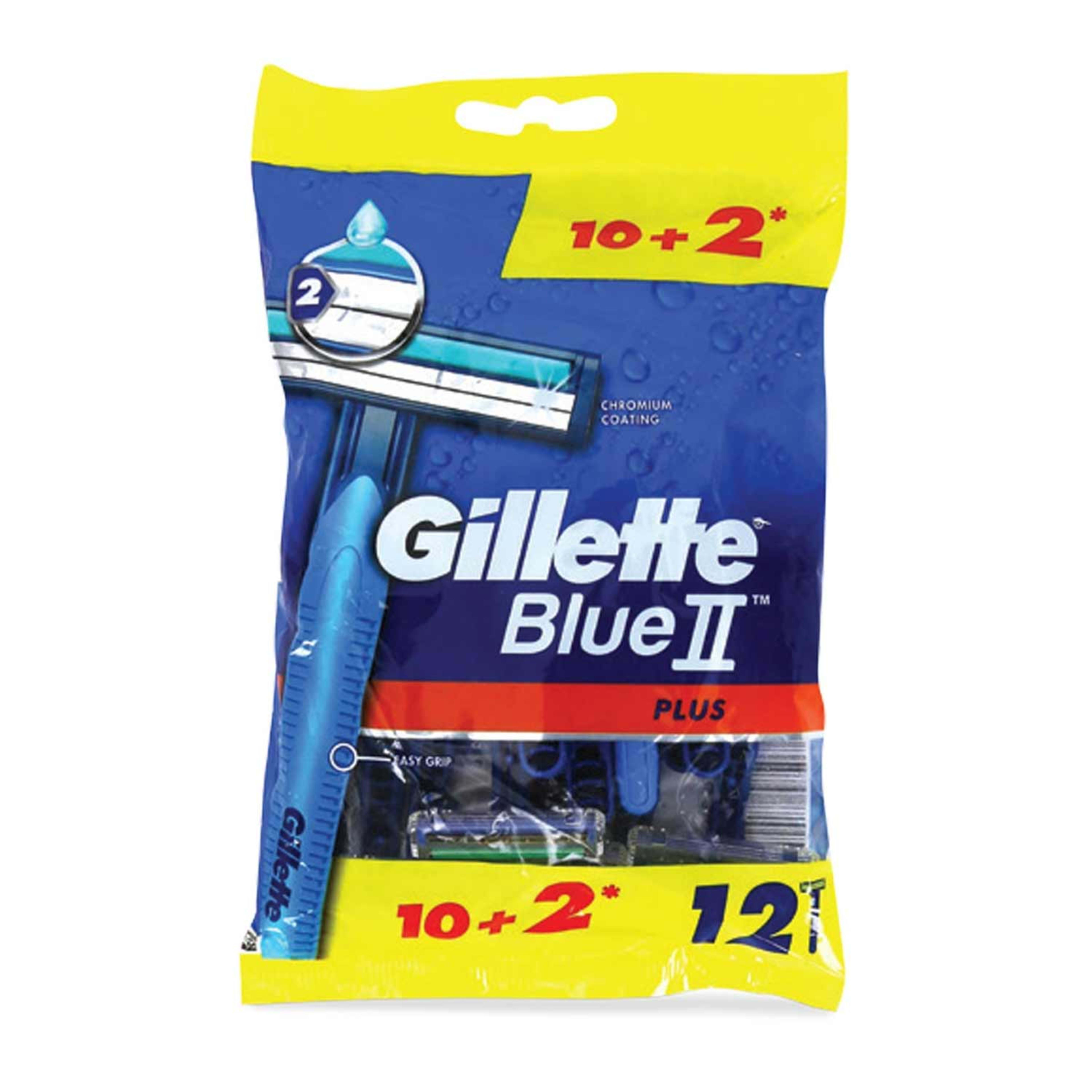 Gillette Blue 2 Plus Razor 10+2pcs