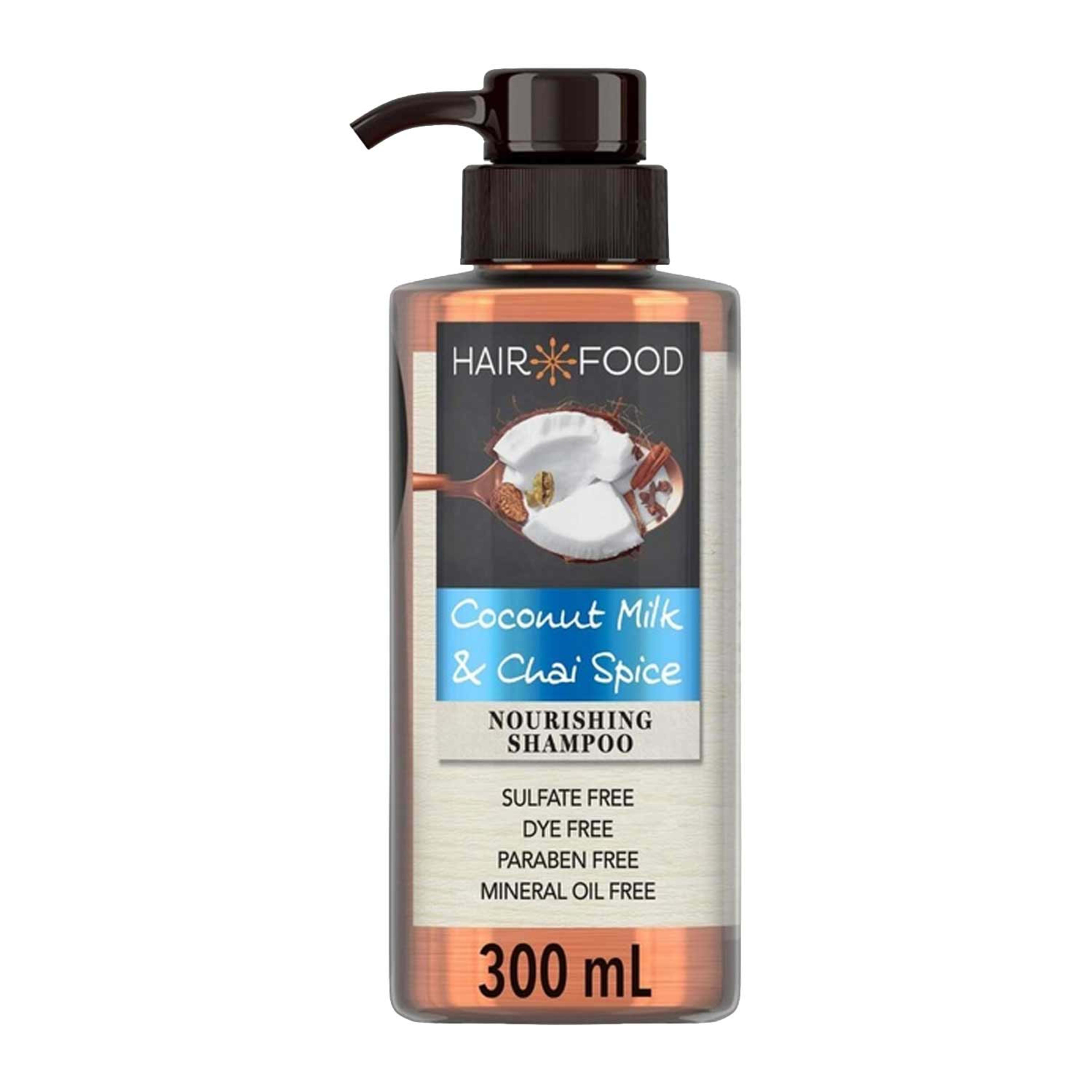 Hair Food Coconut Milk & Chai Spice Nourishing Shampoo 300ml