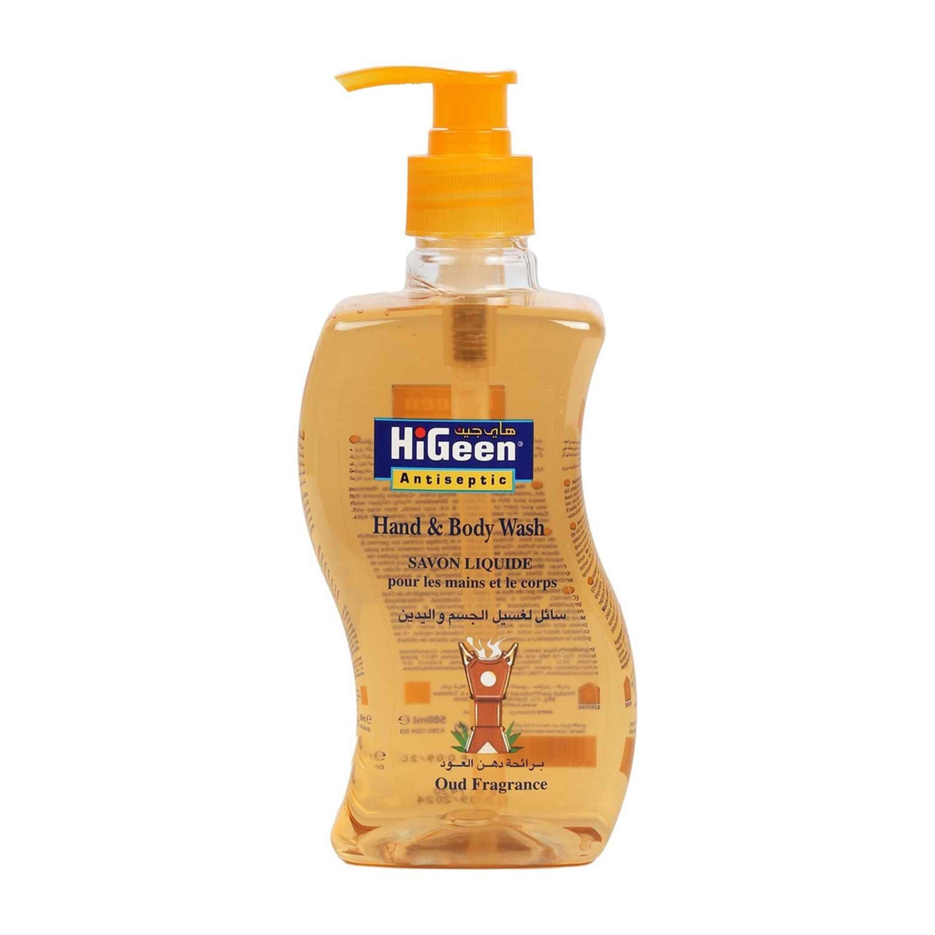 Higeen A/s Hand & Body Wash Oud Fragrance 500ml