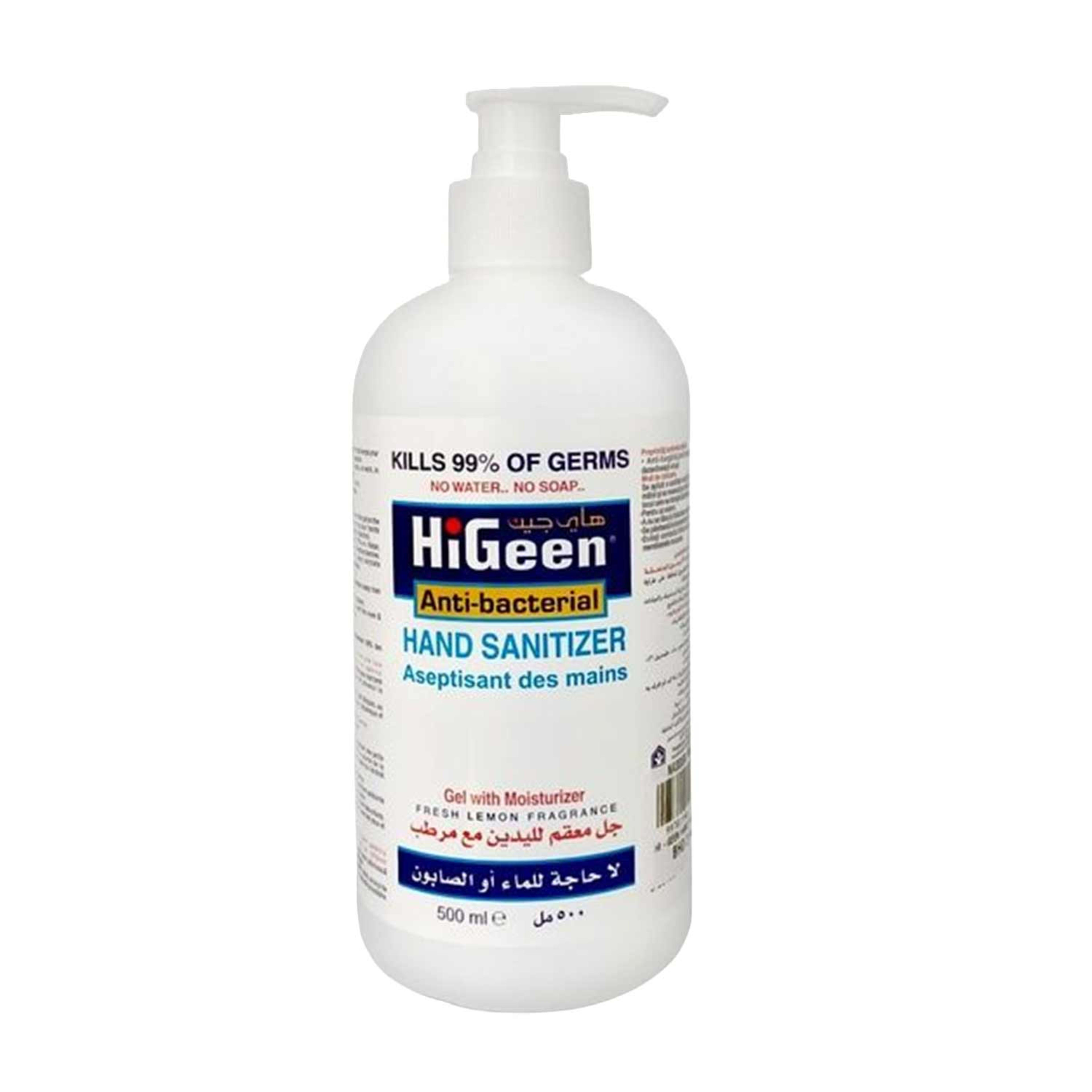 Higeen Anti Bacterial Hand Sanitizer Gel 500ml