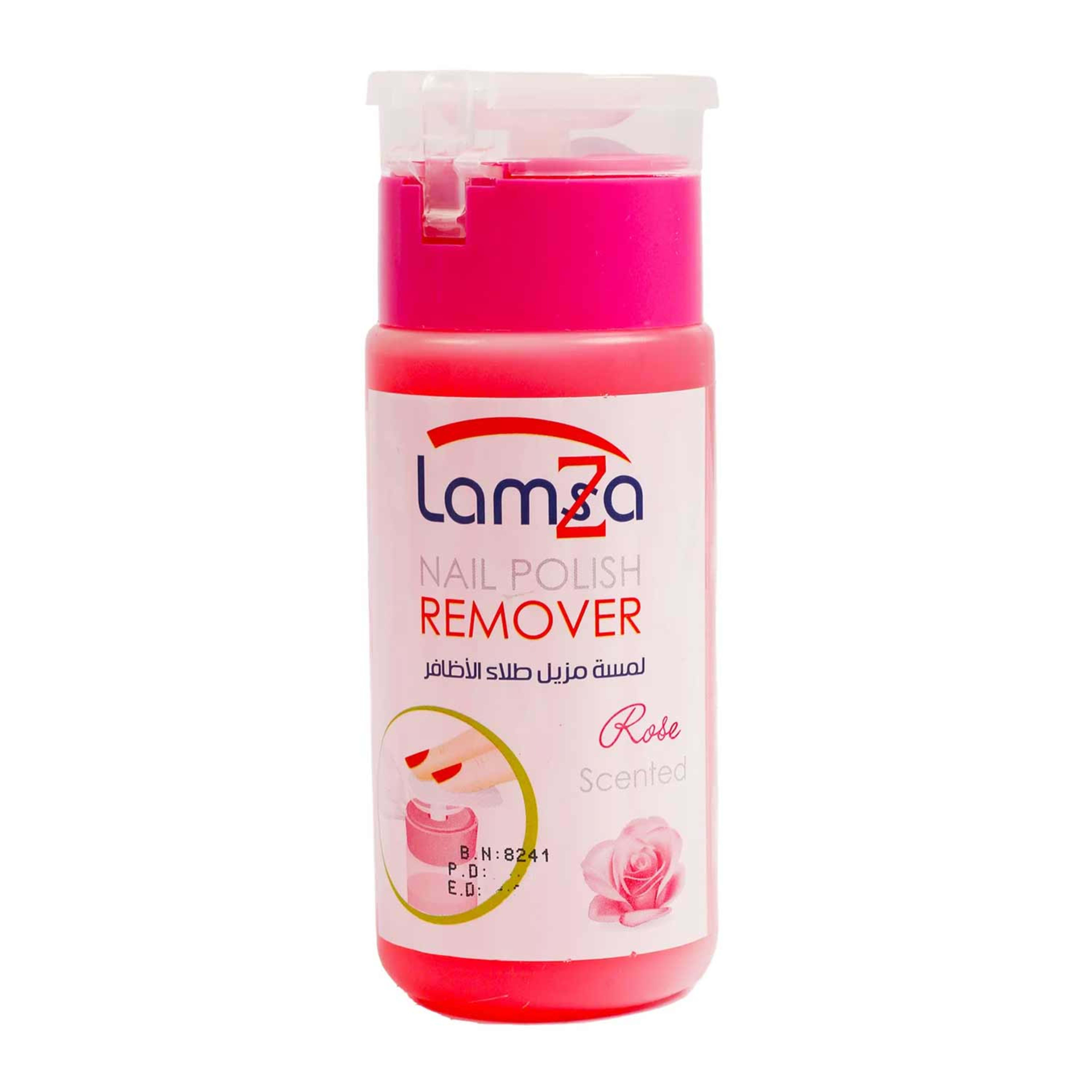 Lamsa Nail Polish Remover Rose 100ml