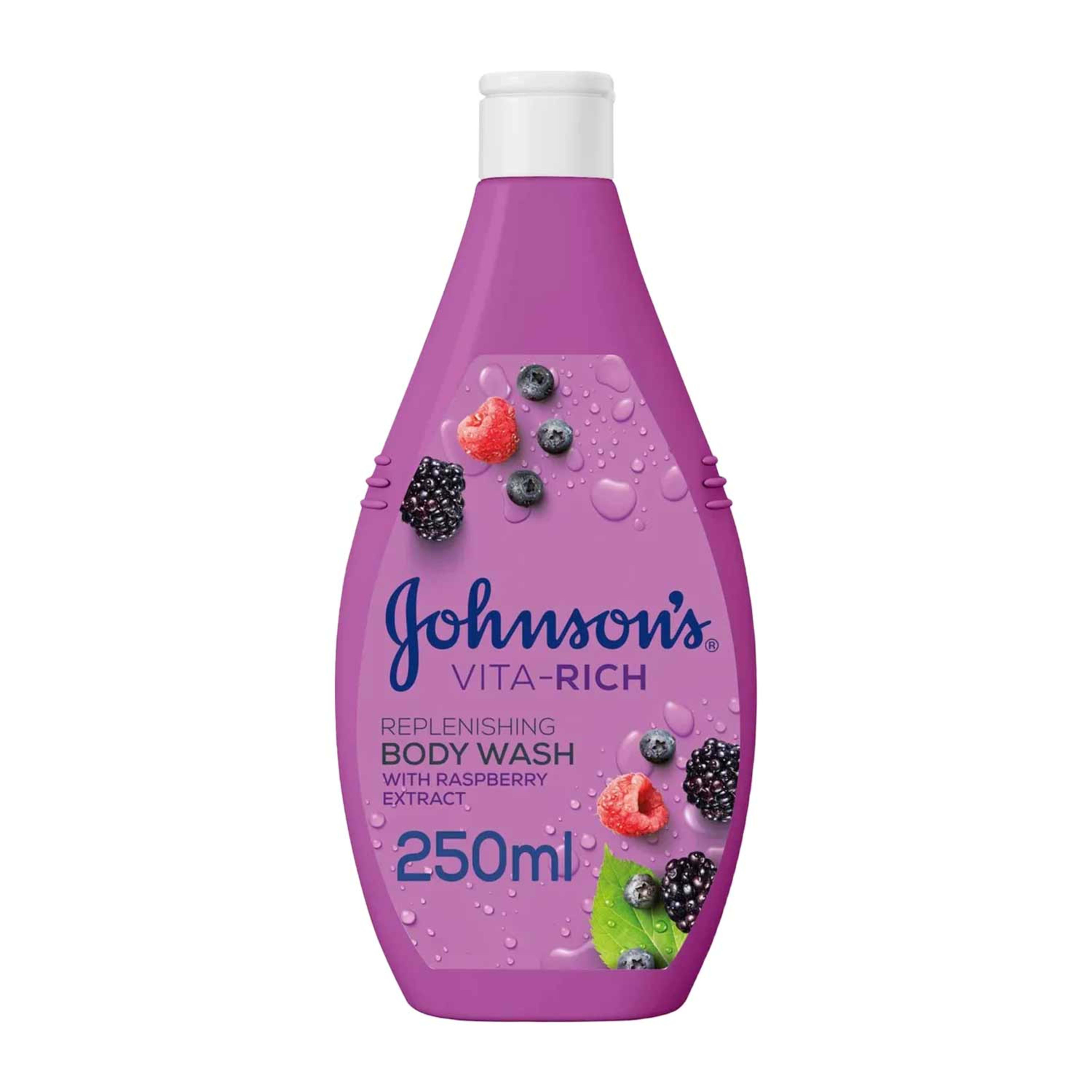 Johnson's Vita-rich Replenishing Body Wash Raspberry 250ml
