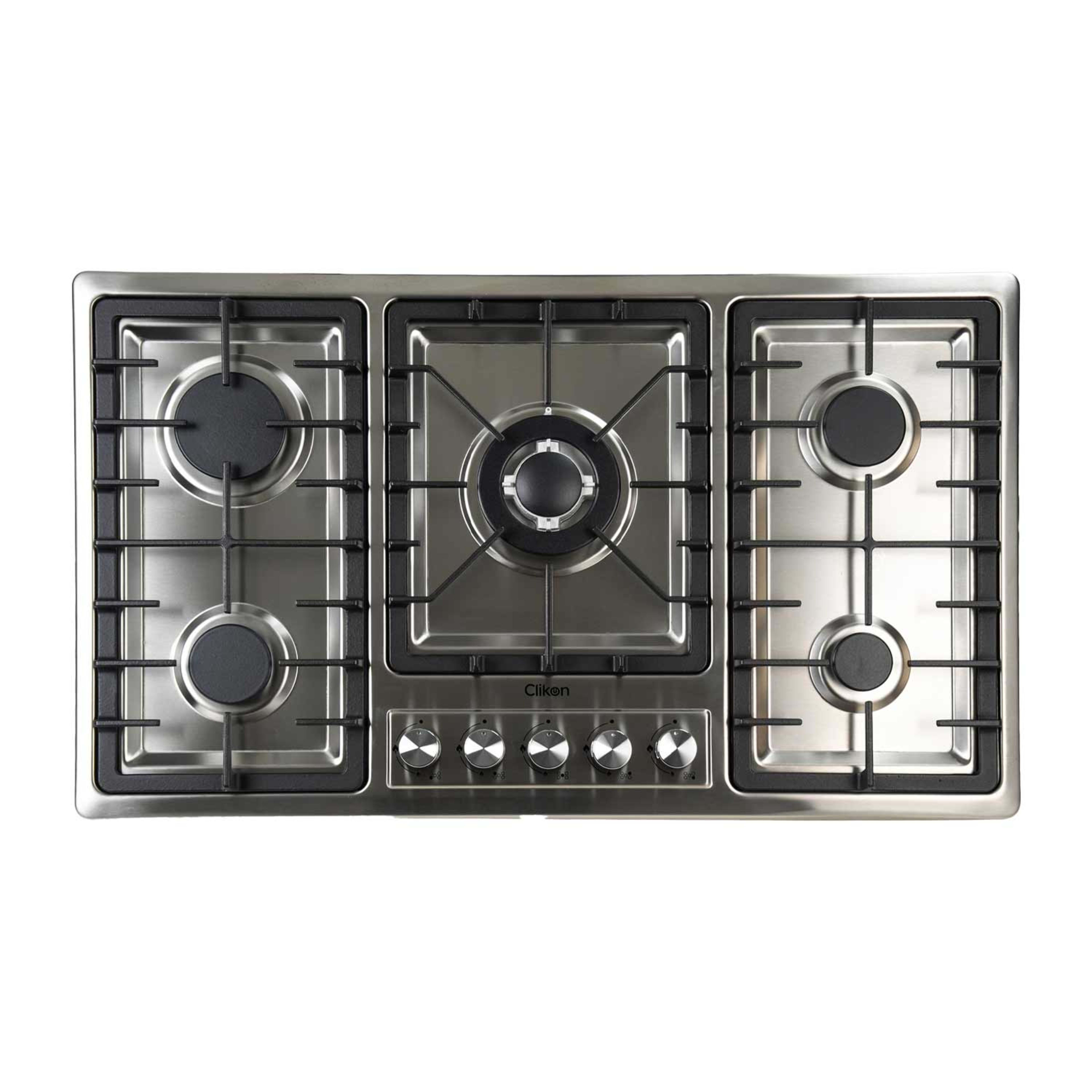 Clikon 5 Burner Stainless Steel Kitchen Hob Ck4502