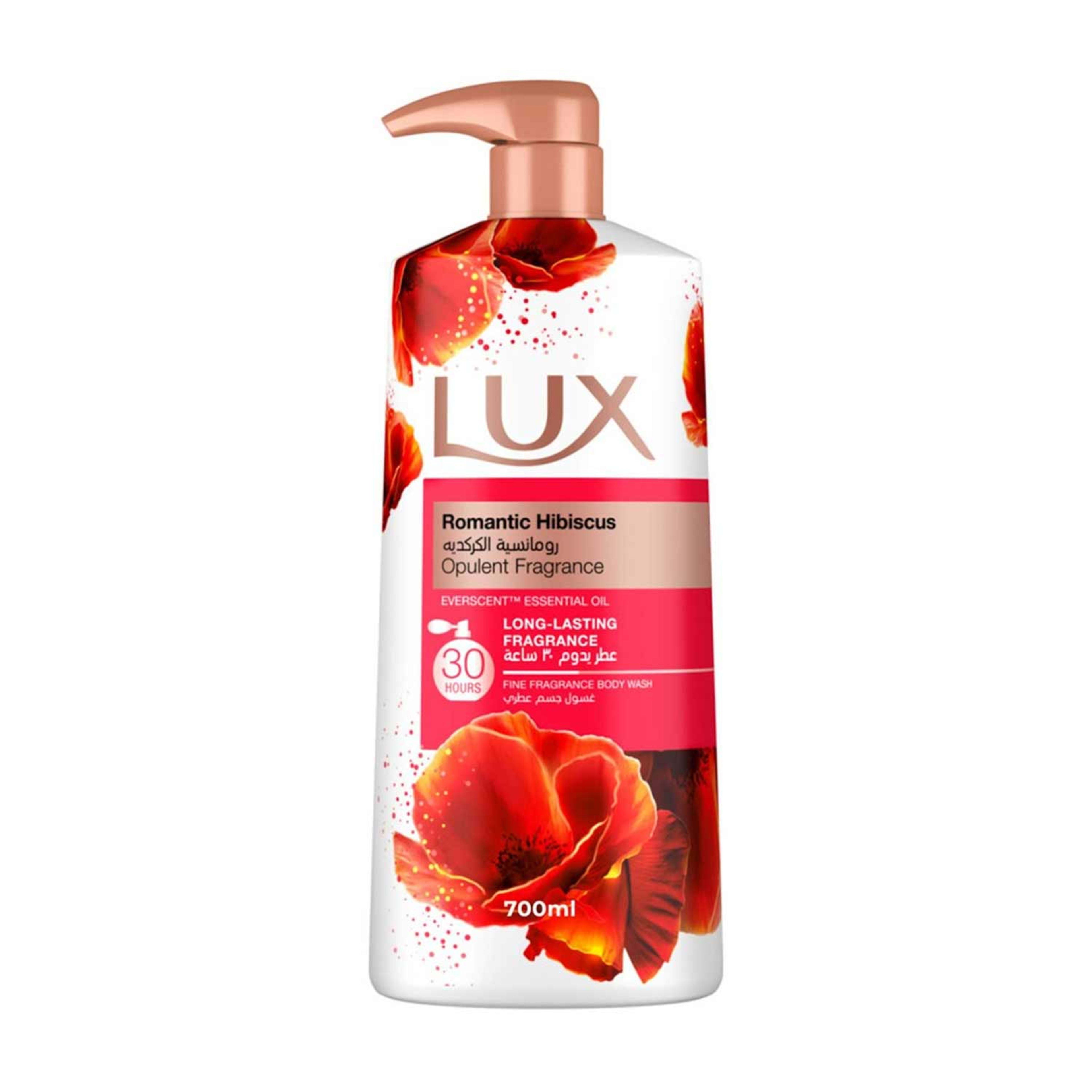 Lux Romantic Hibiscus Body Wash 700ml