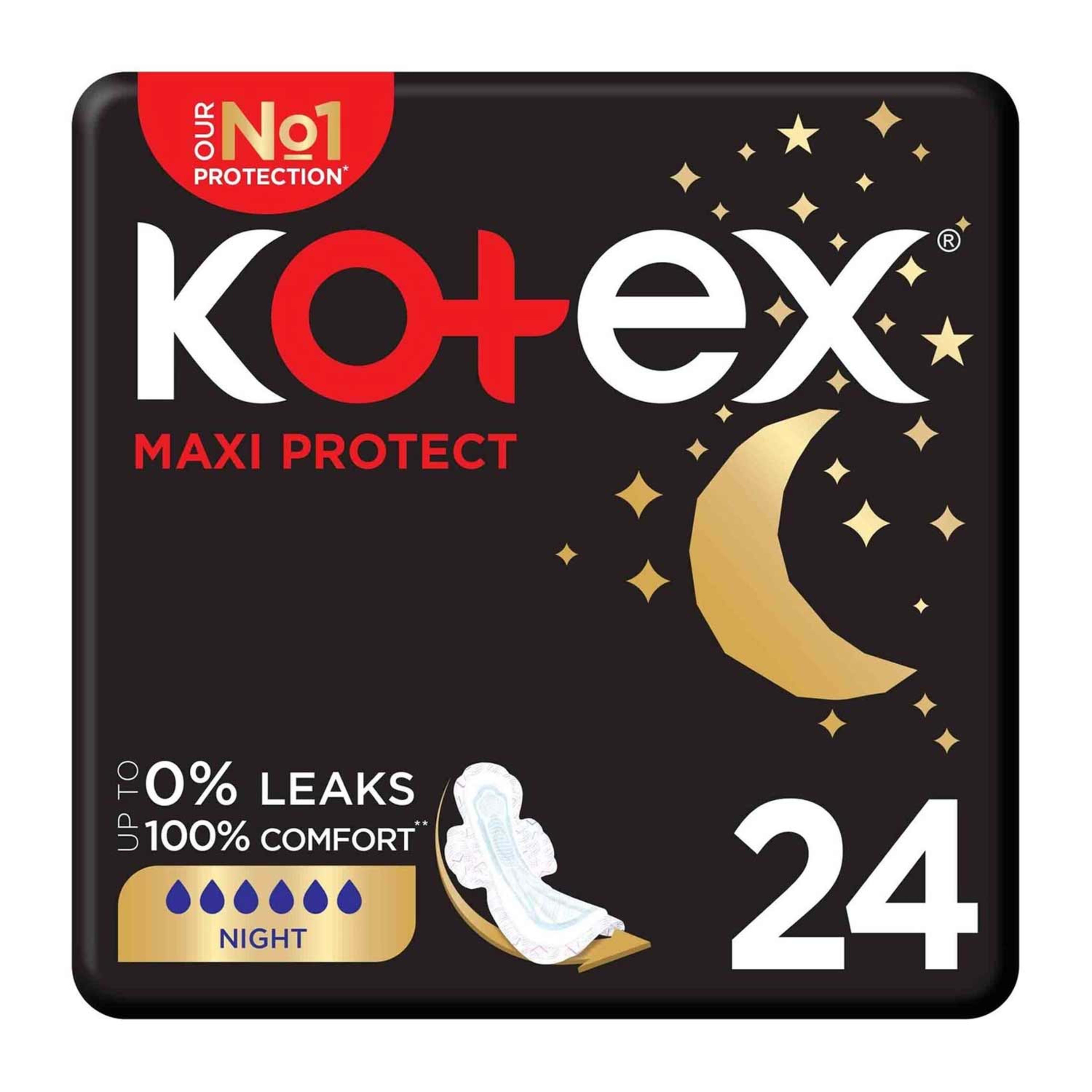 Kotex Maxi Protect Long Night 24pcs