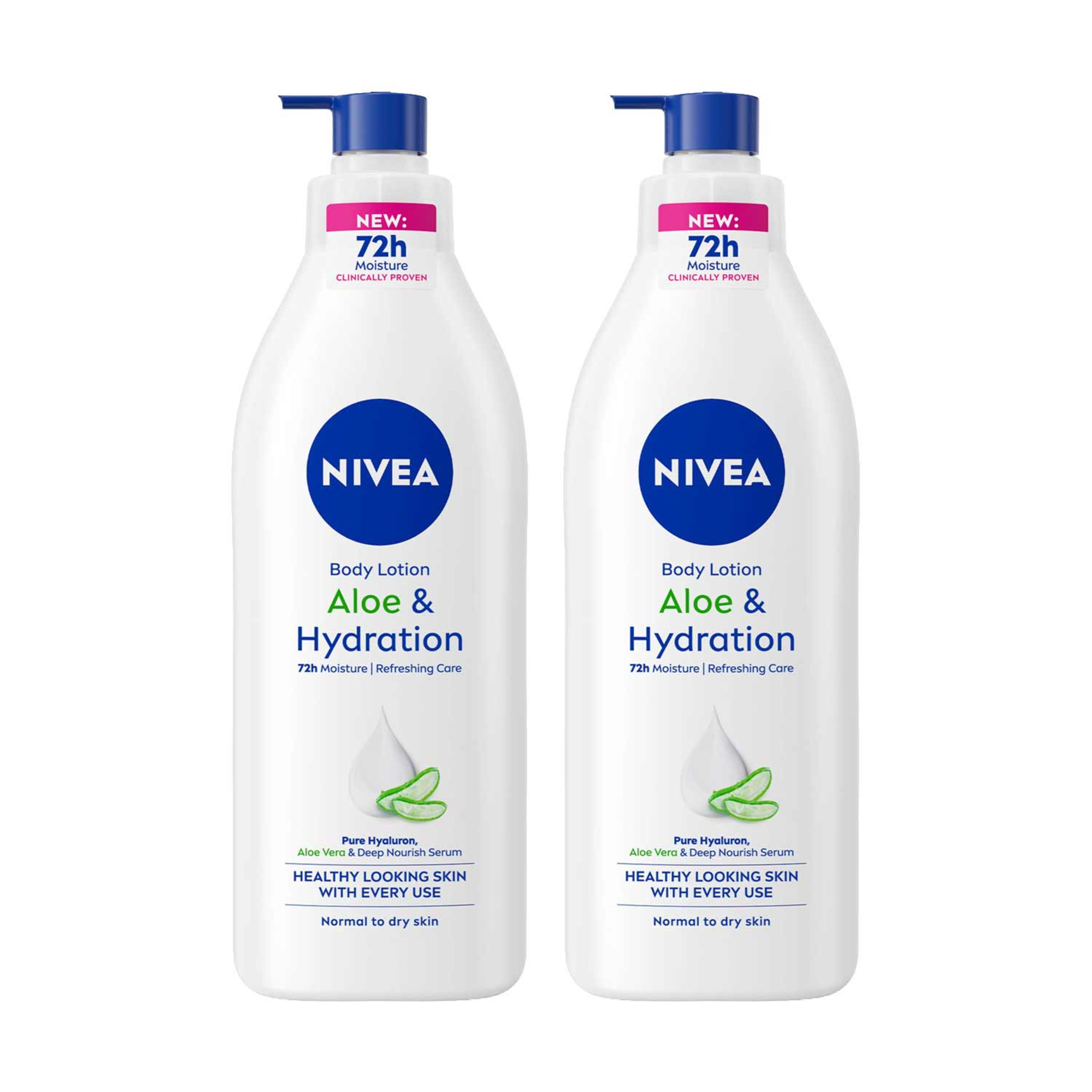 Nivea Aloe & Hydration Body Lotion 2x400ml @20%off