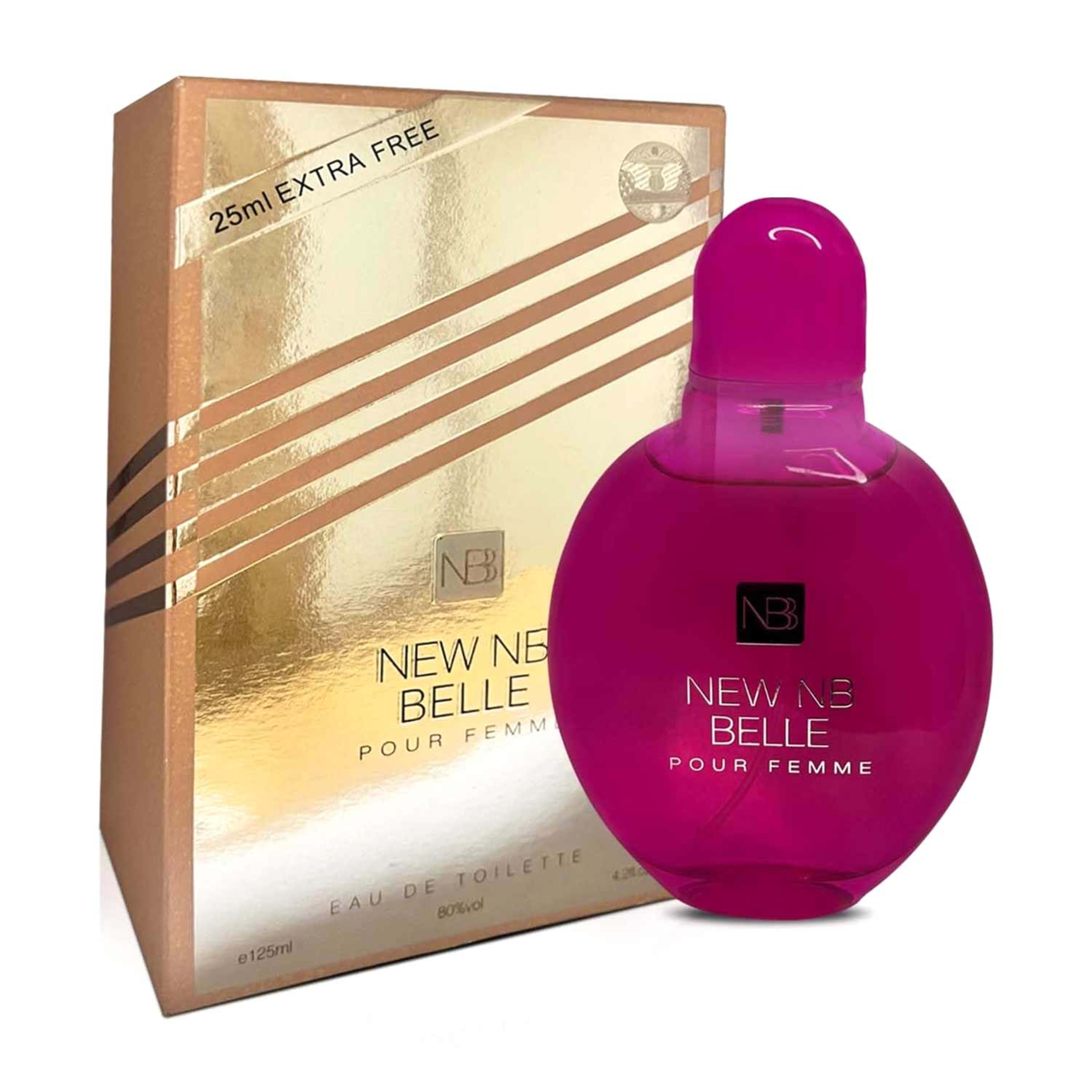 New Nb Belle Pour Femme Edt 125ml+perfume Spray 200ml