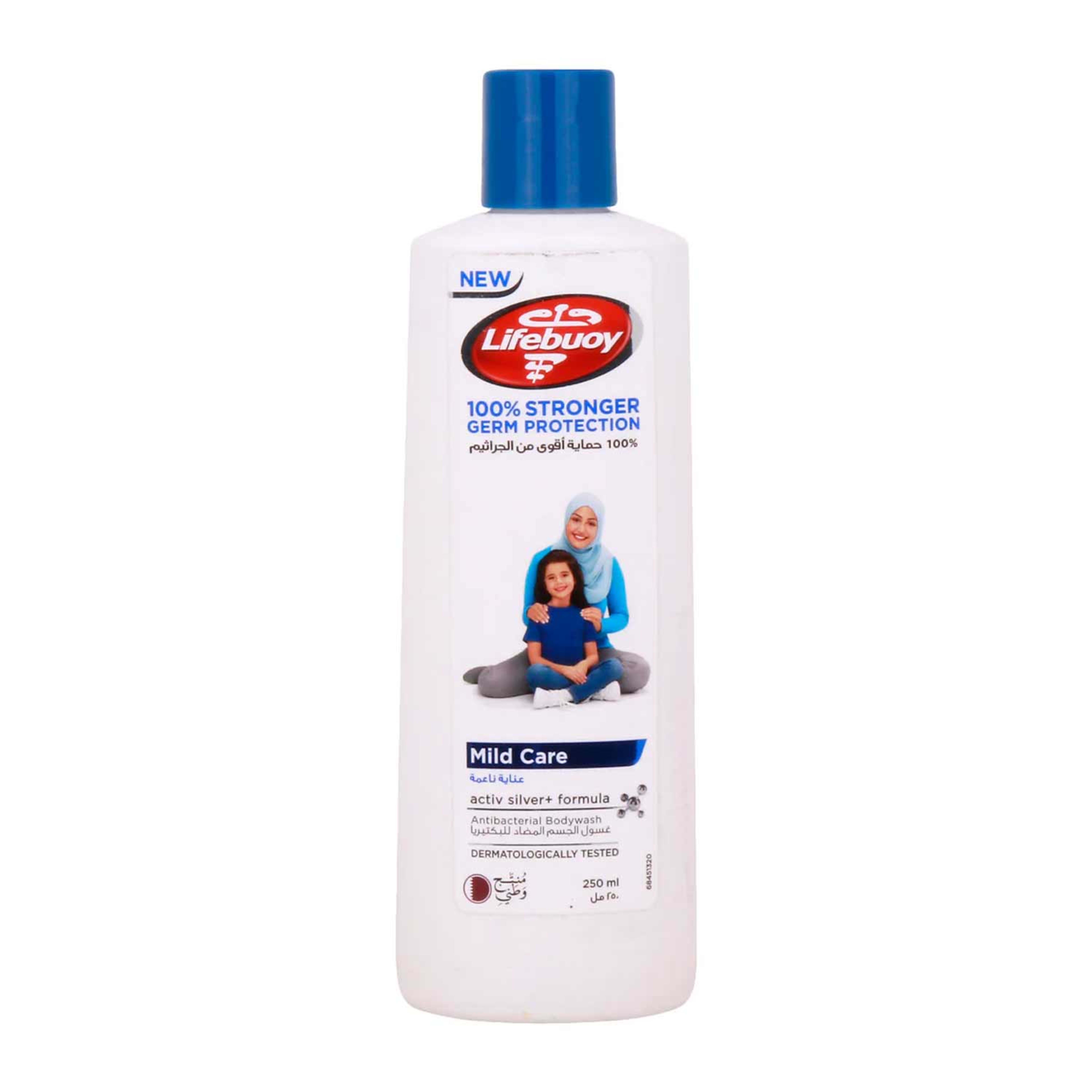 Lifebuoy A/b Bodywash Mild Care 250ml (qatar)