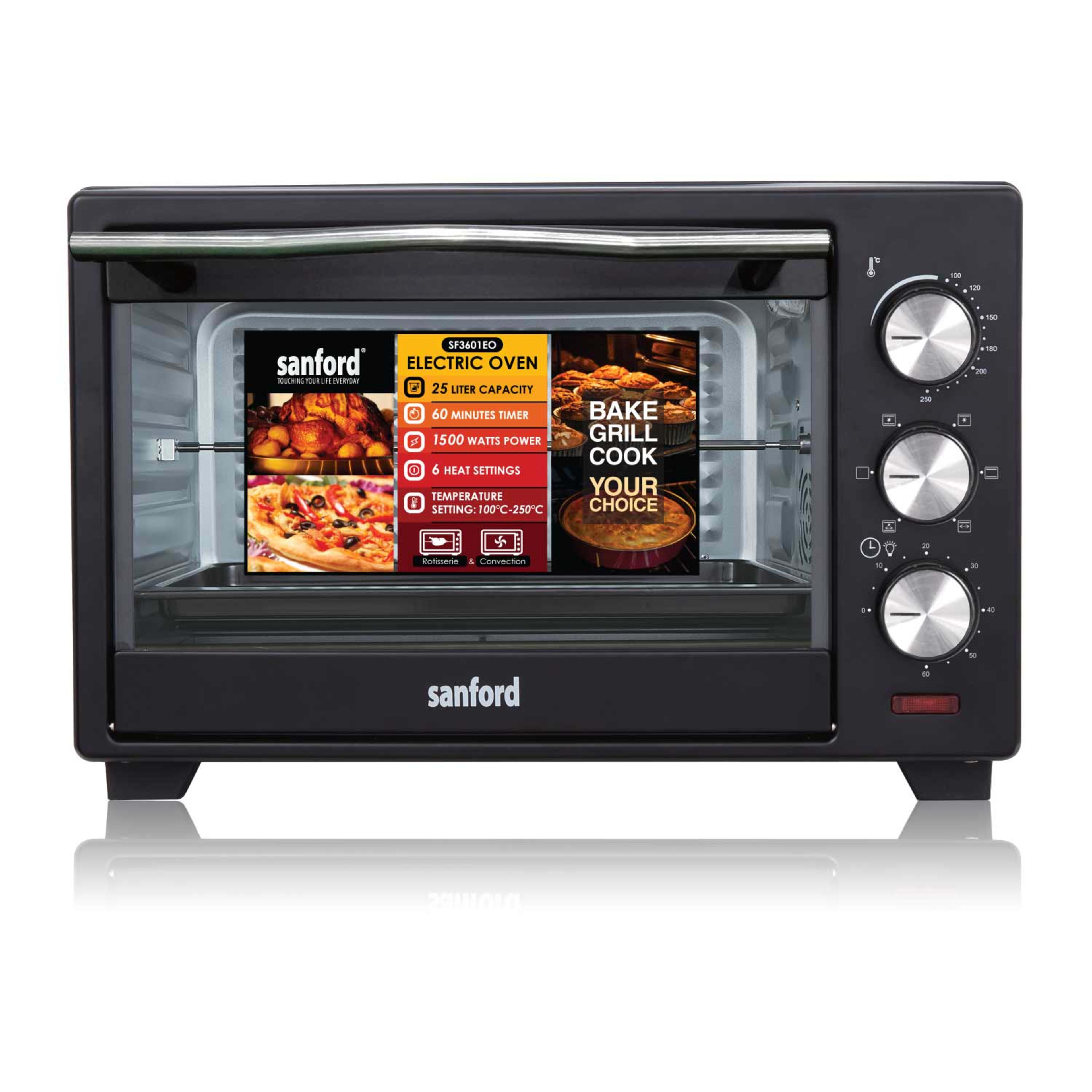 Sanford Electric Oven 25ltr 1380w Sf3601eo