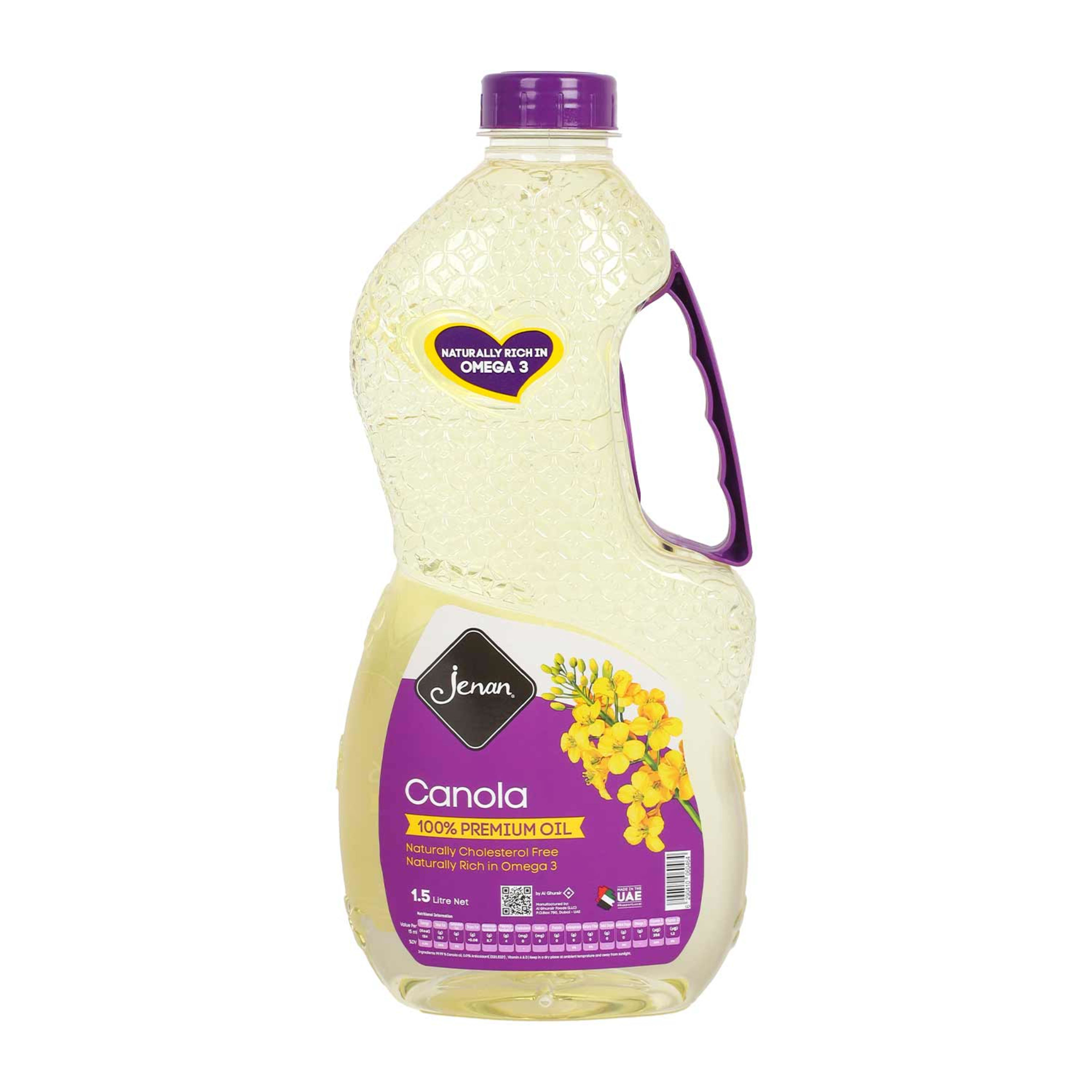 Jenan 100% Premium Canola Oil 1.5ltr