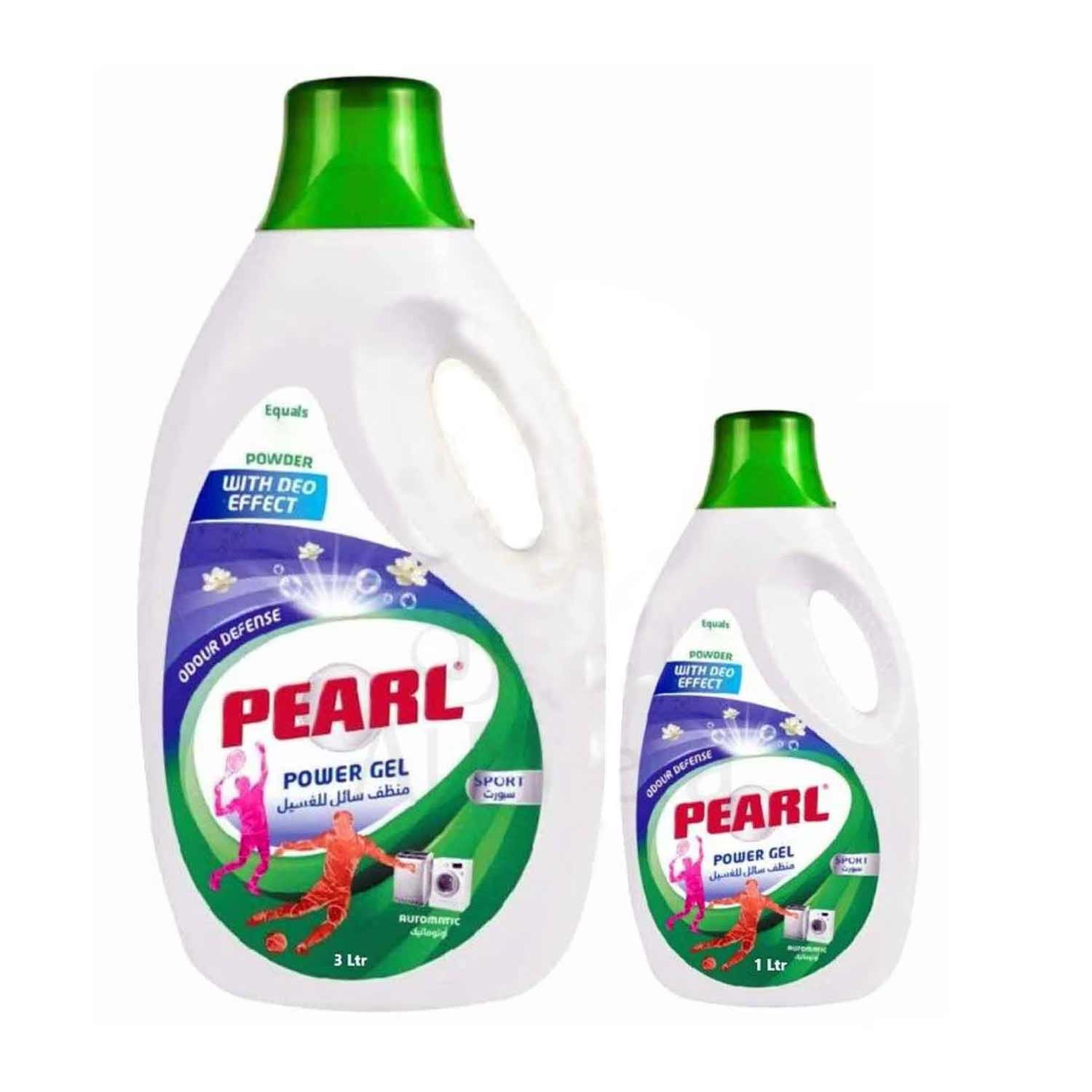 Pearl Odour Defense Power Gel Automatic Sports 3ltr+ 1ltr