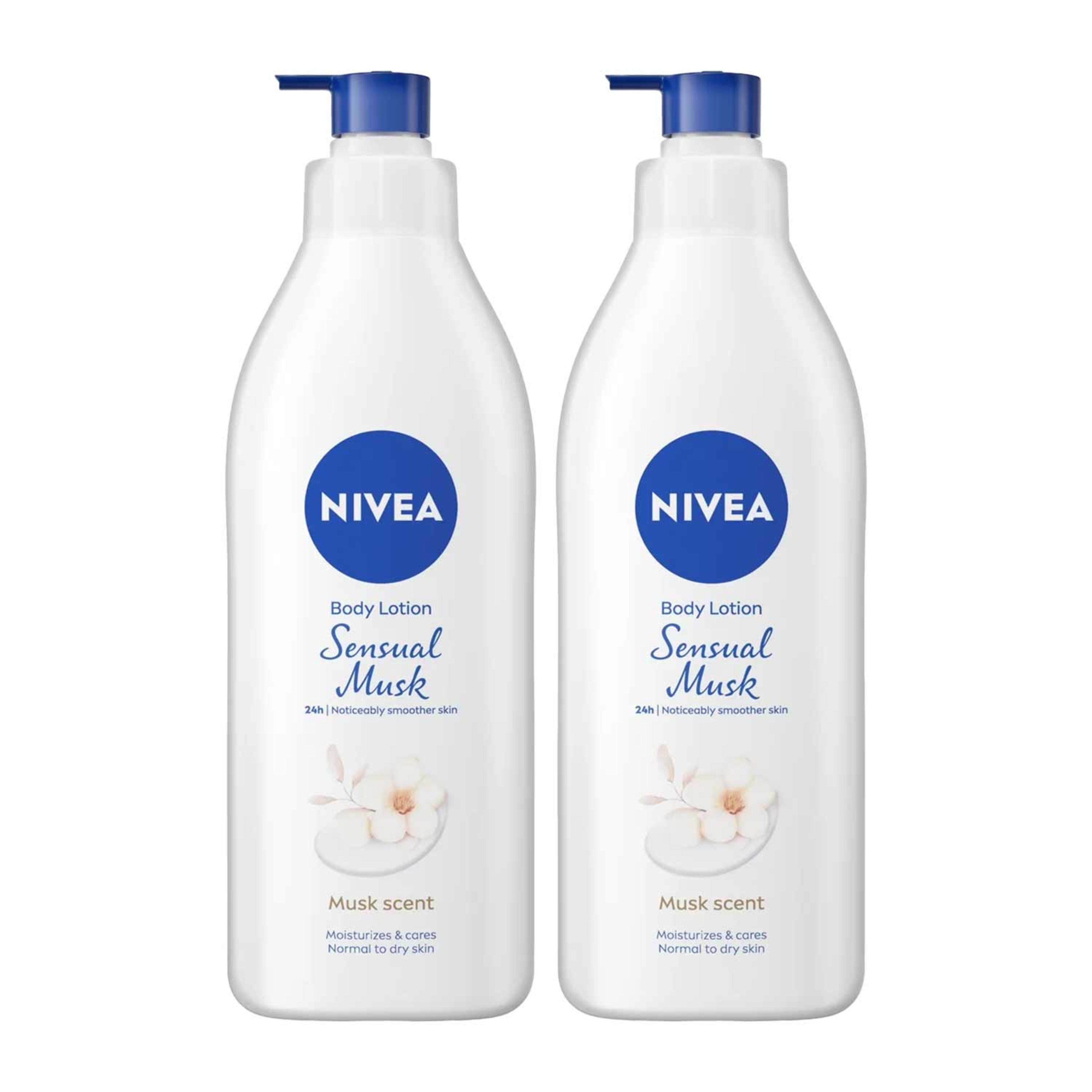 Nivea Sensual Musk Body Lotion 2x250ml @20%off