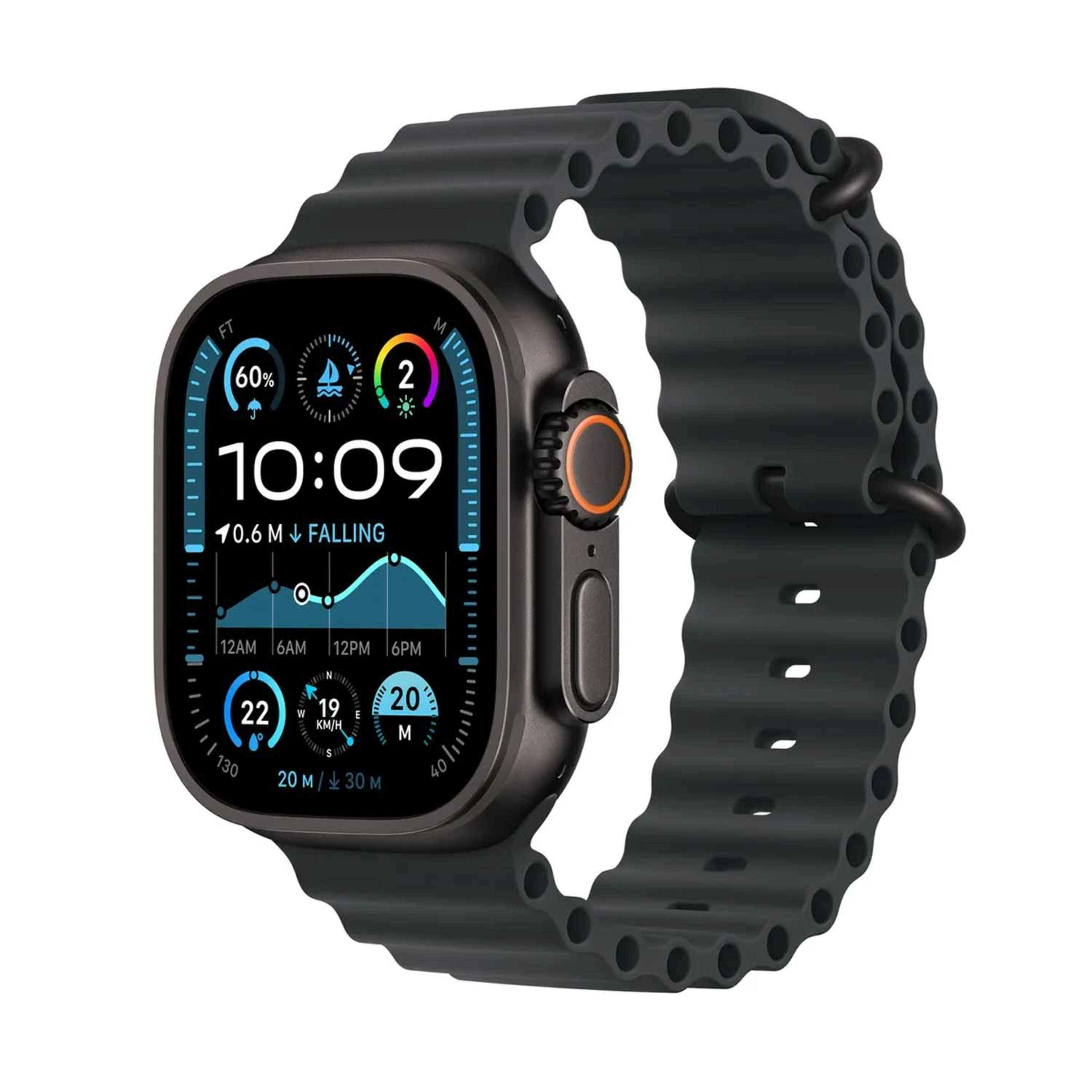 Apple Watch Ul 2 49mm Black Titanium Ocean Mx4p3qa