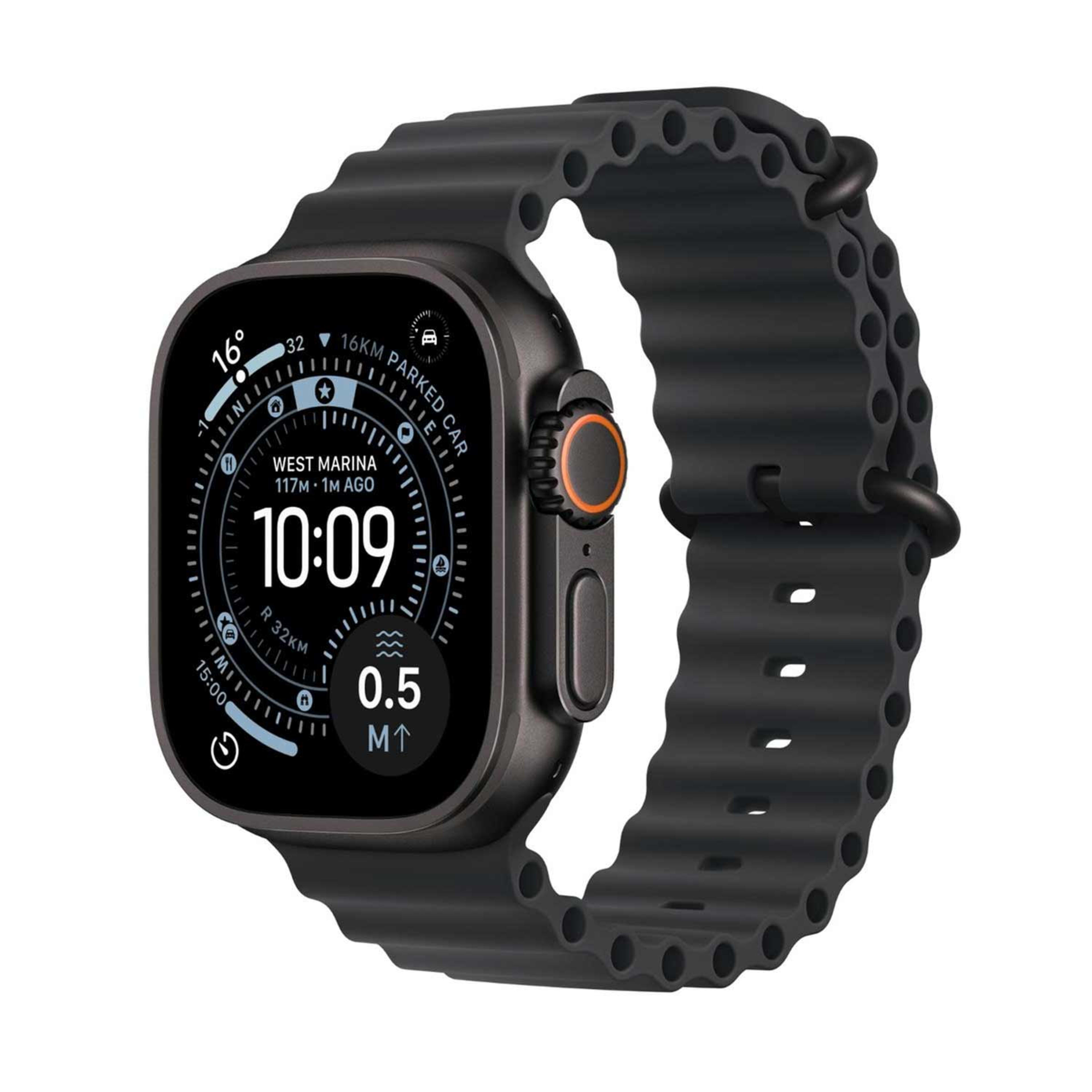 Apple Watch Ul 3 49mm Black Ocean Mf0j4af
