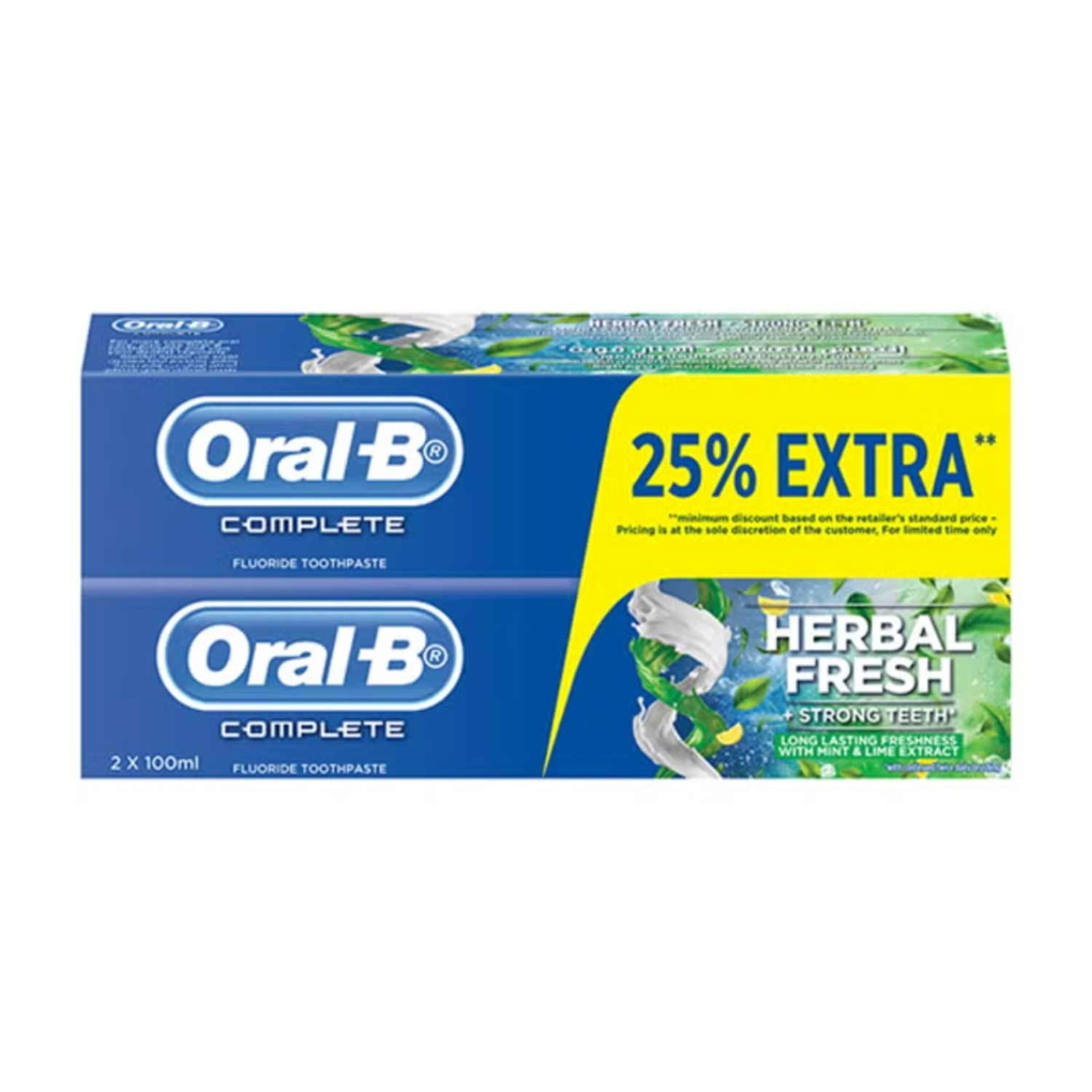 Oral-b Complete Toothpaste 2'sx100ml #ob041-02