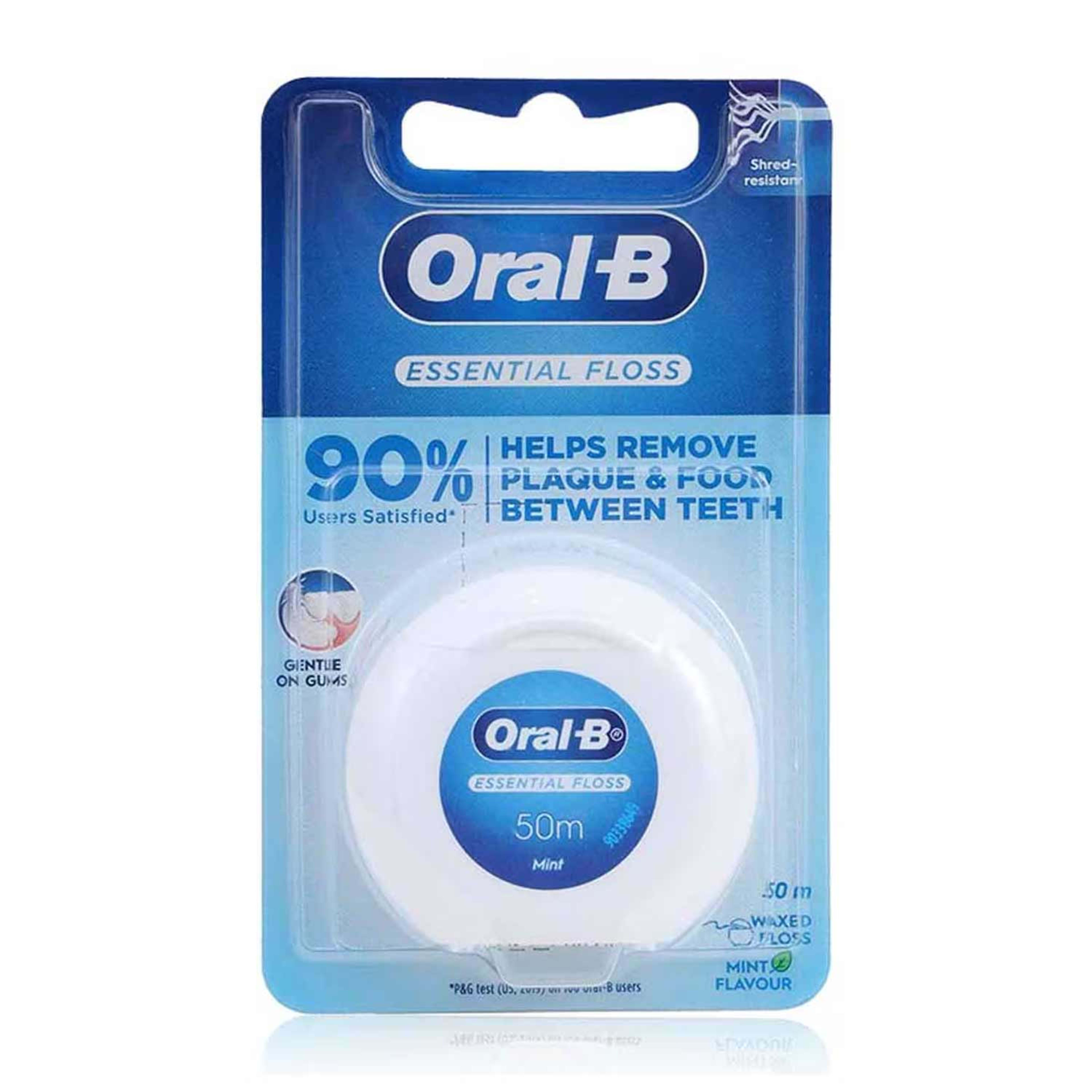Oral-b Essential Floss Waxed Dental Floss 50m/mint