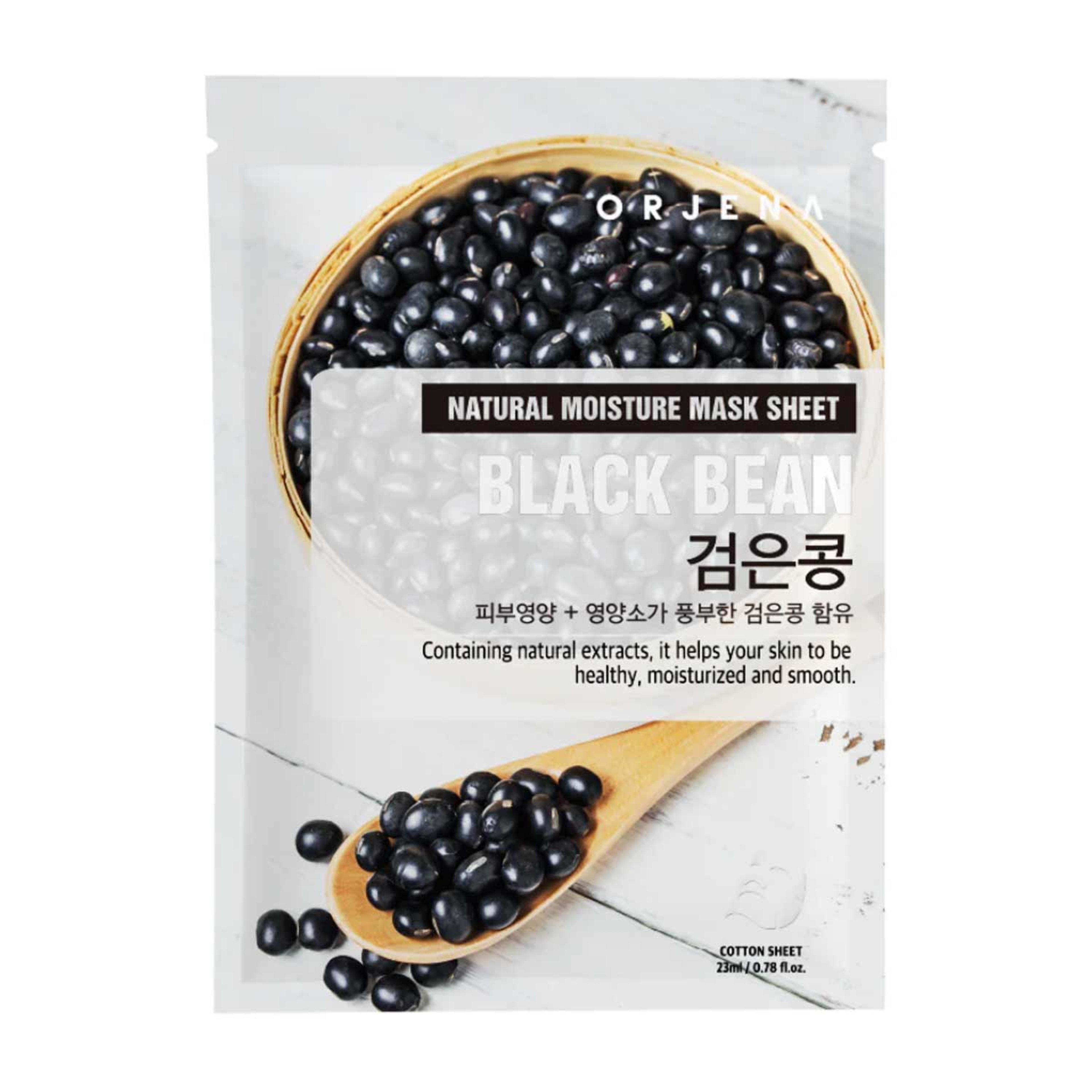 Orjena Natural Moisture Mask Sheet Black Bean 23ml