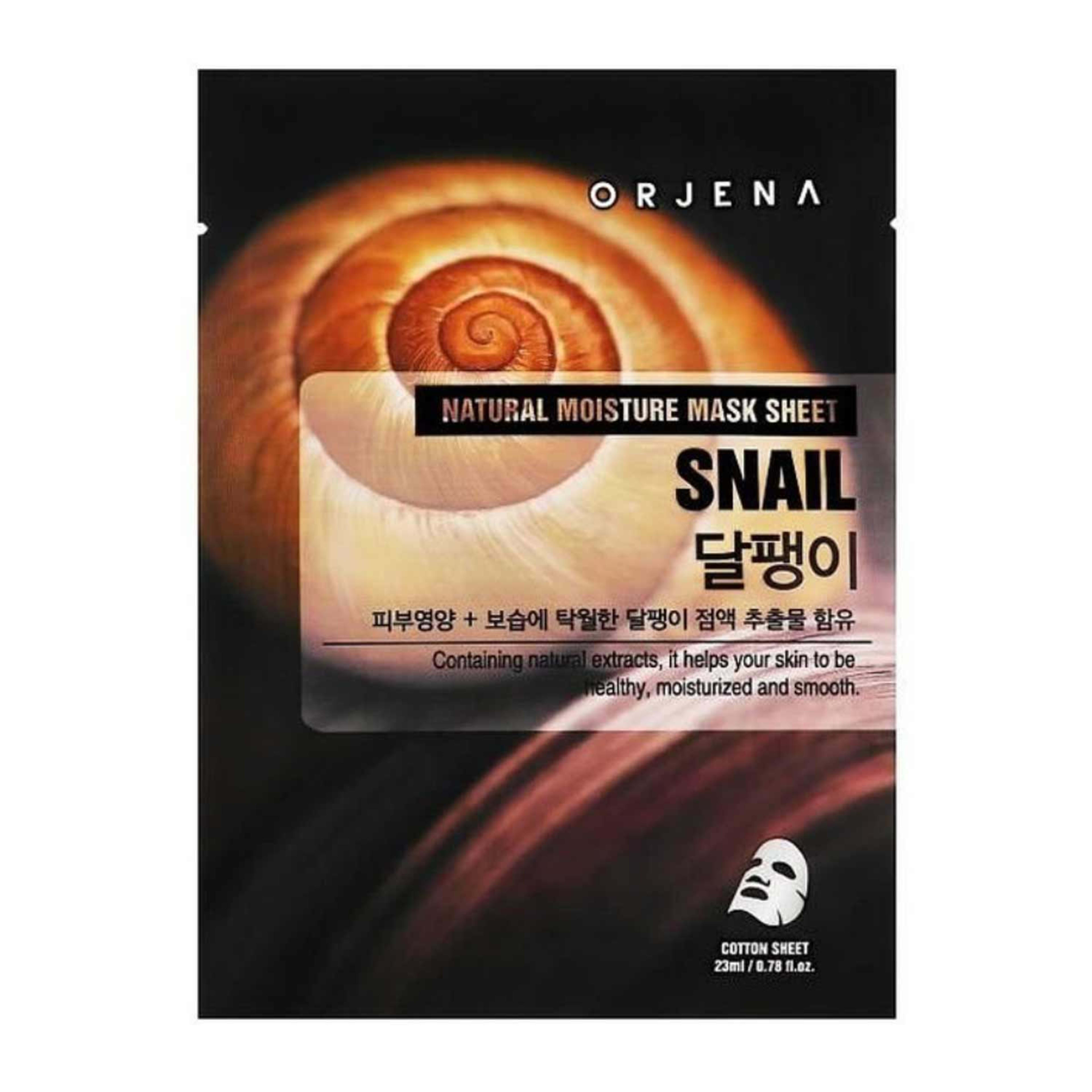 Orjena Natural Moisture Mask Sheet Snail 23ml