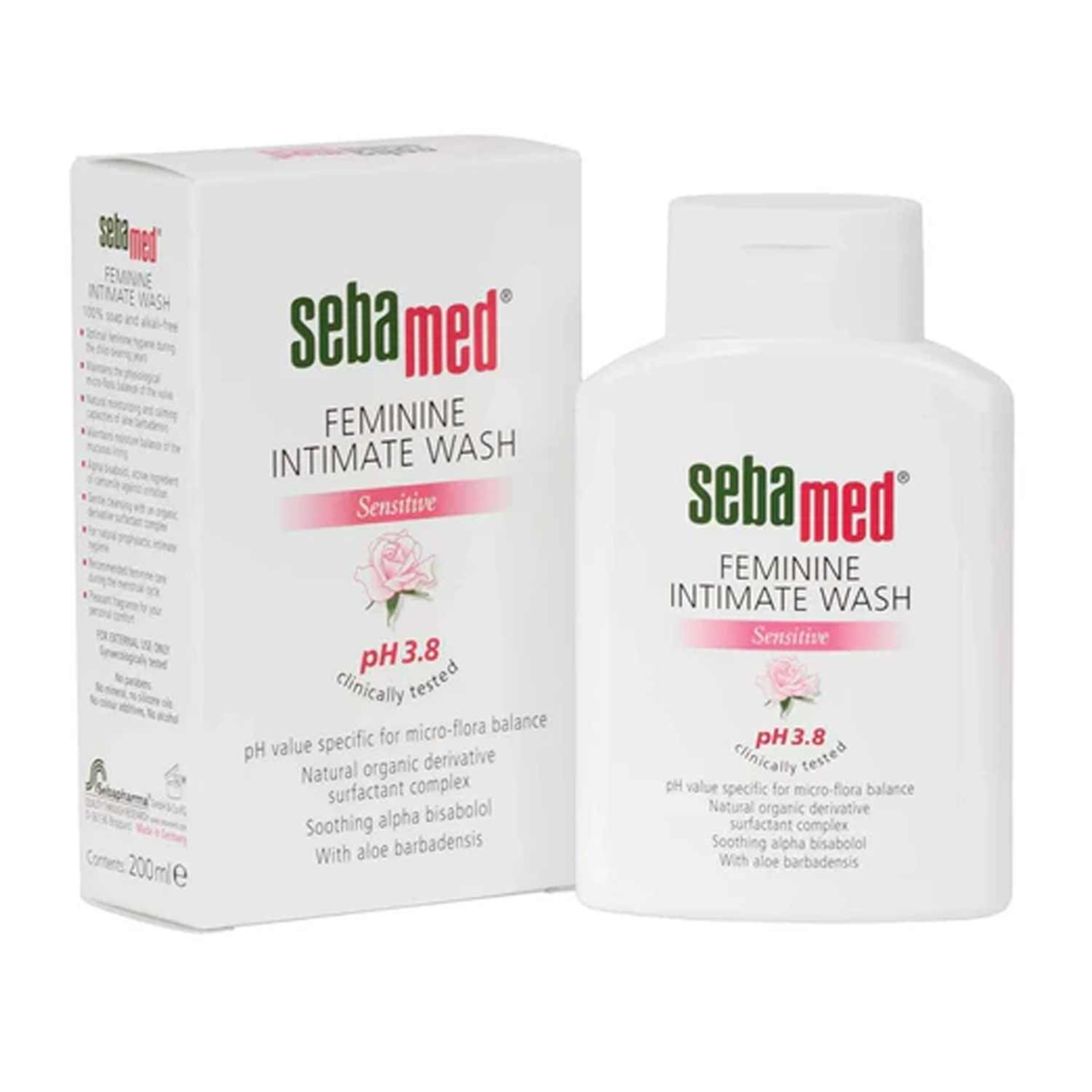Sebamed Feminine Intimate Wash Sensitive Ph3.8 200ml