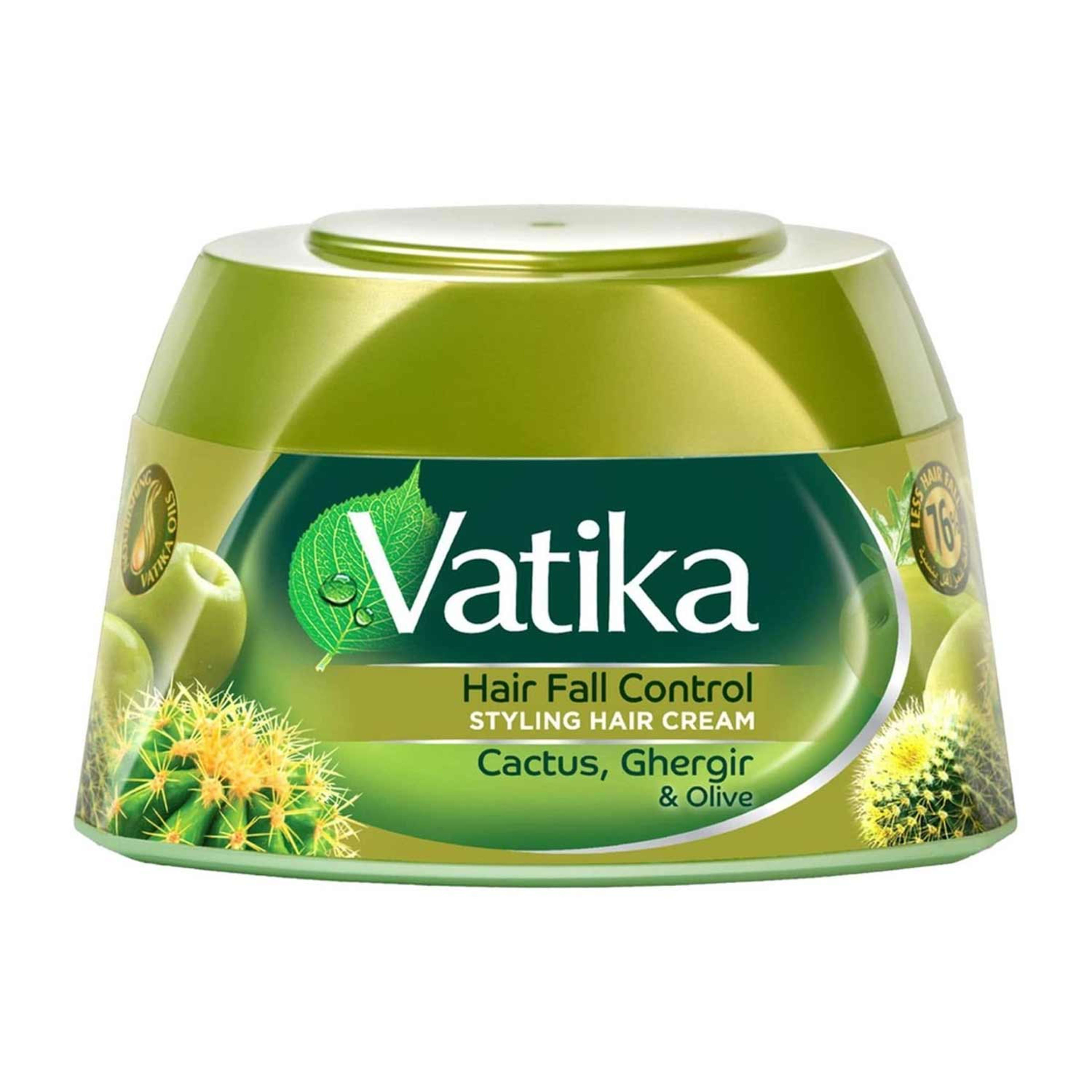 Vatika Hair Fall Control Cactus Ghergir & Olive Styling Hair Cream 140ml