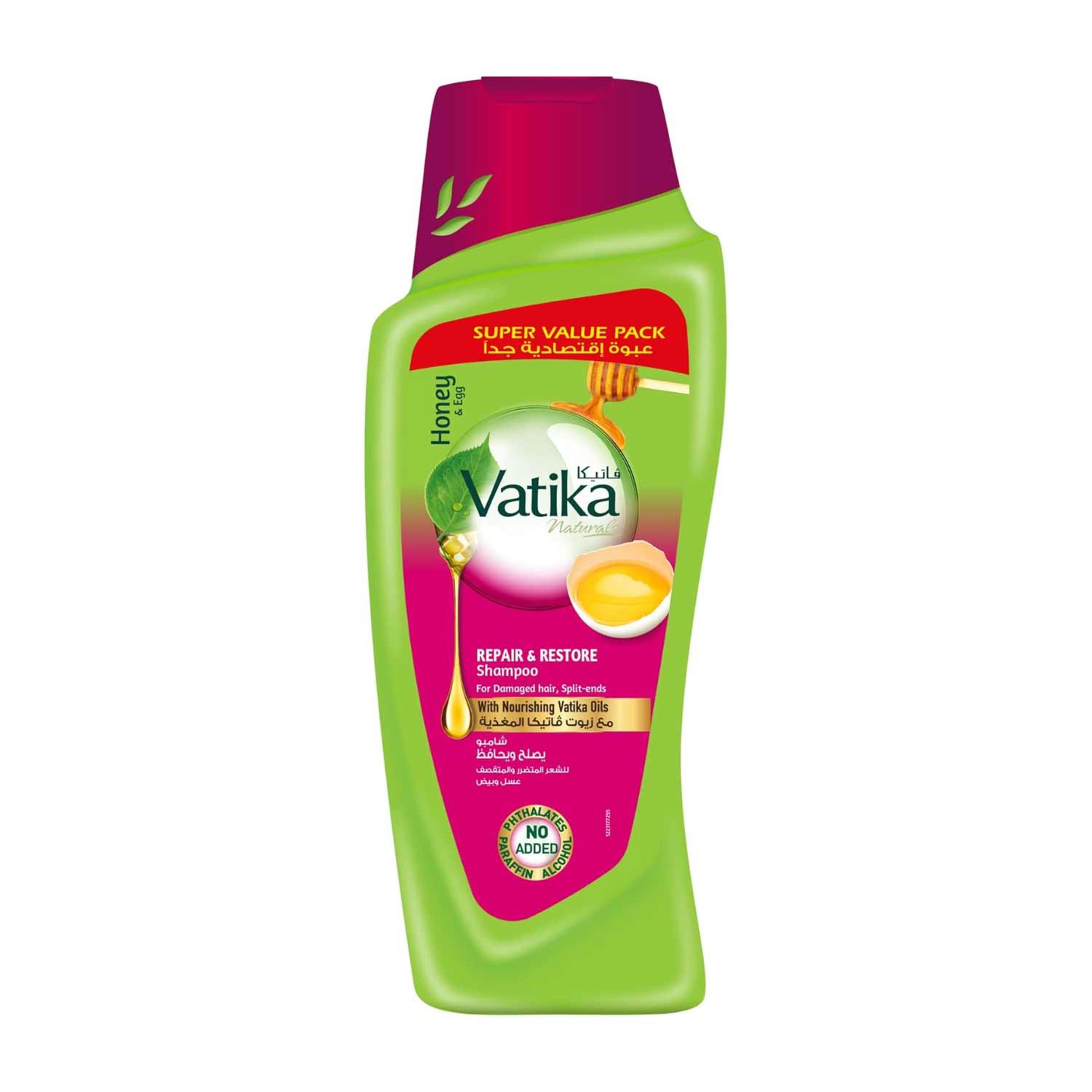 Vatika Repair & Restore Honey & Egg Conditioner Shampoo Value Pack 700ml