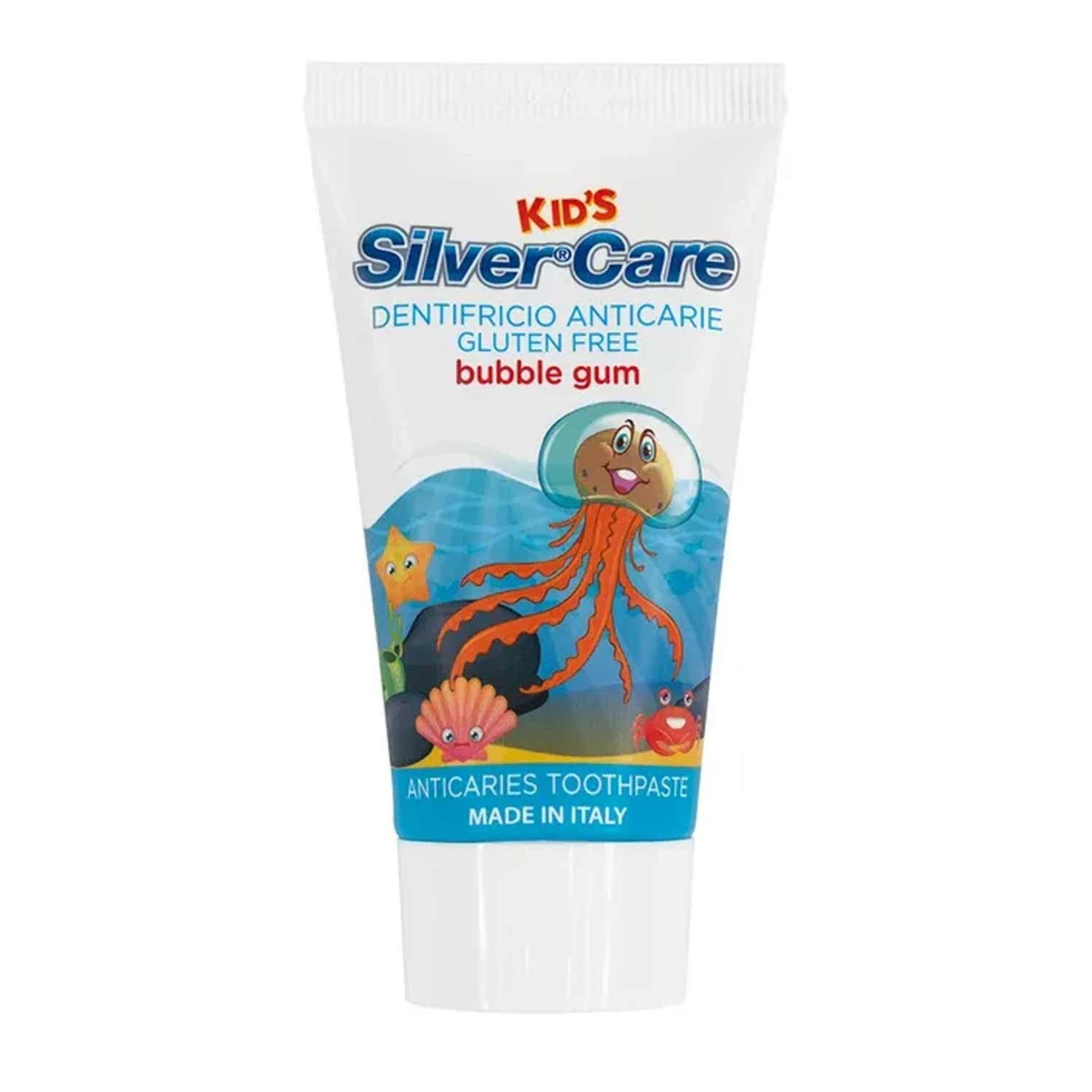 Silver Care Kids Toothpaste W/ Fluoride Bubble Gum 50ml