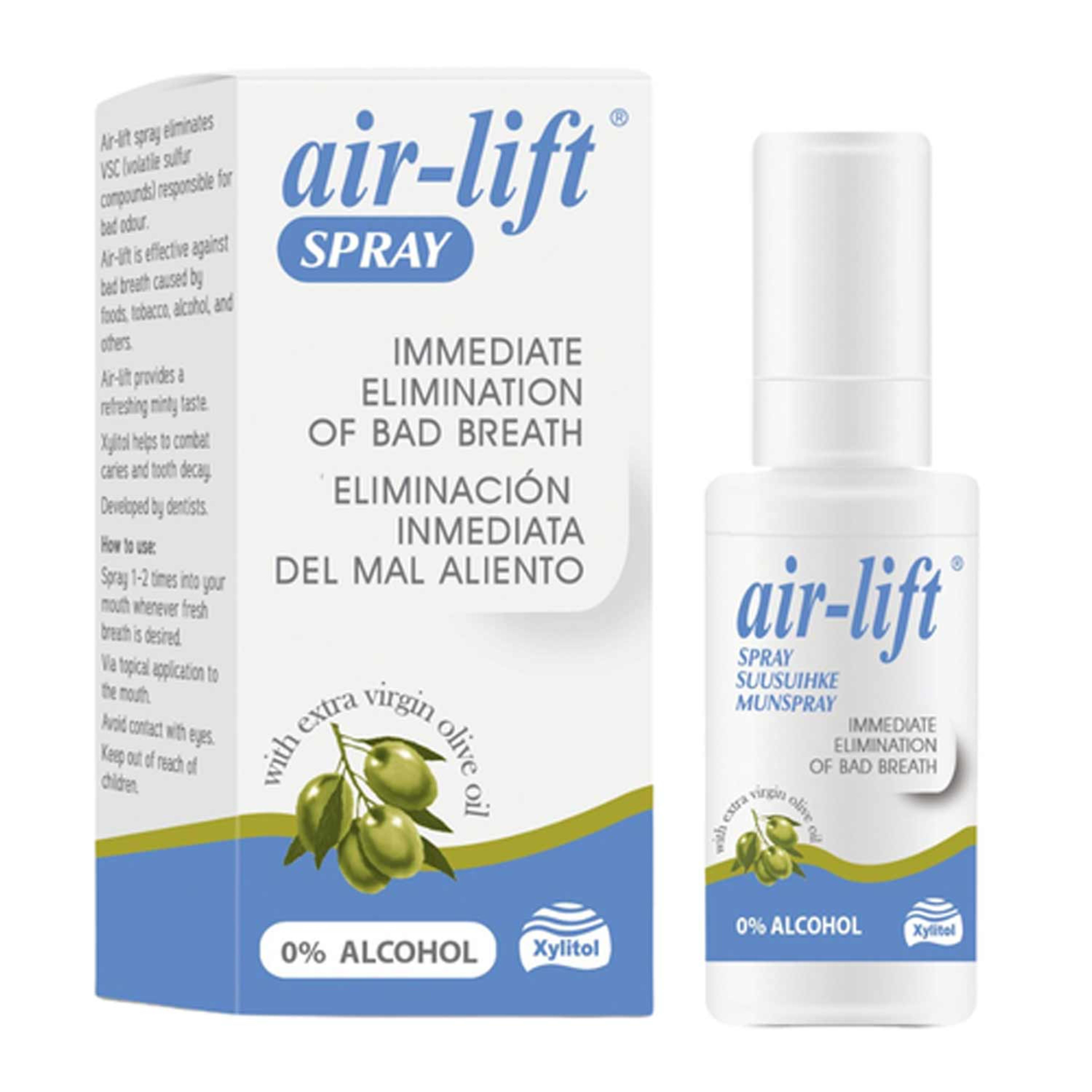 Xylitol Air-lift Spray W/extra Virgin Olive Oil 15ml