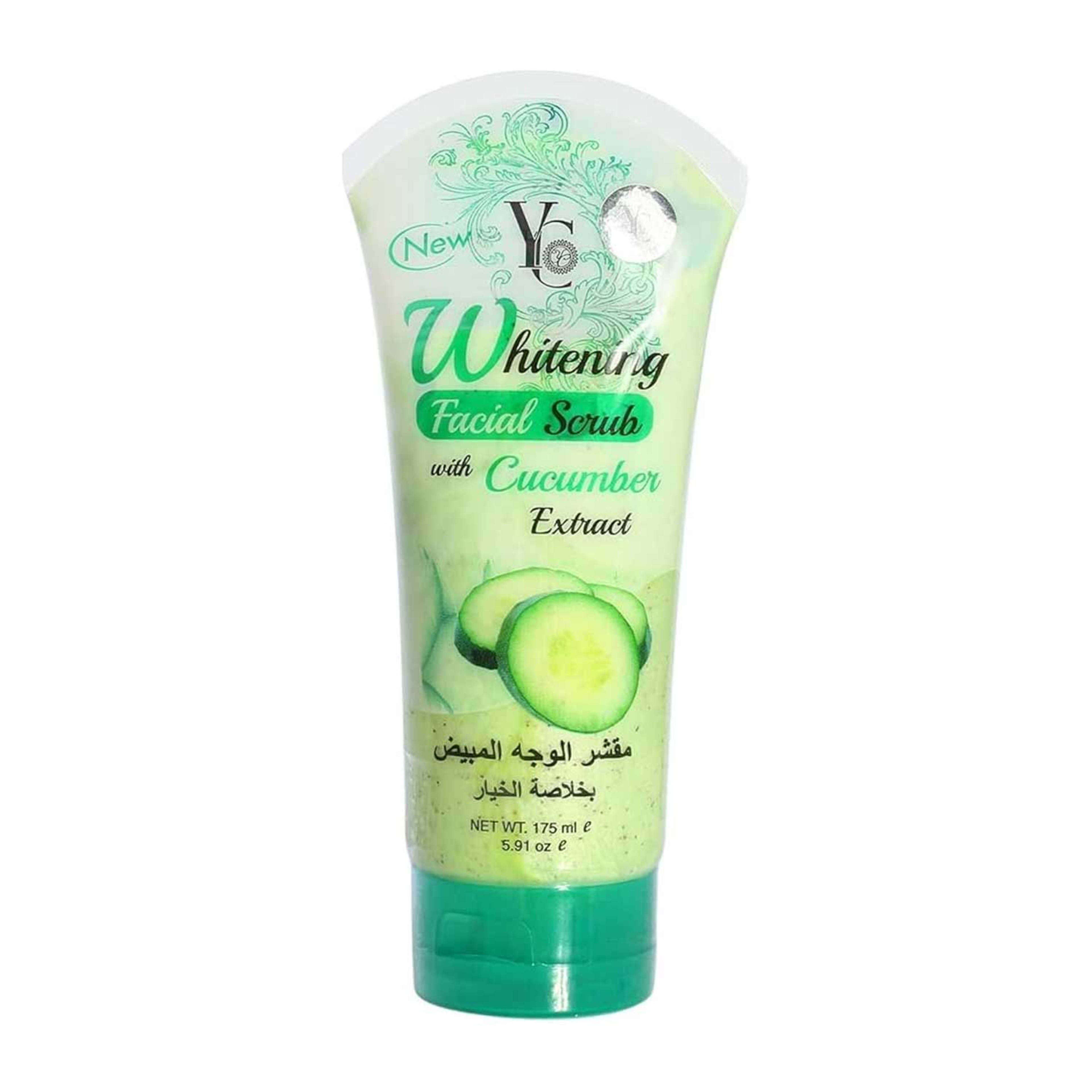 Yc Whitening Facial Scrub W/ Cucumber Extract 175ml